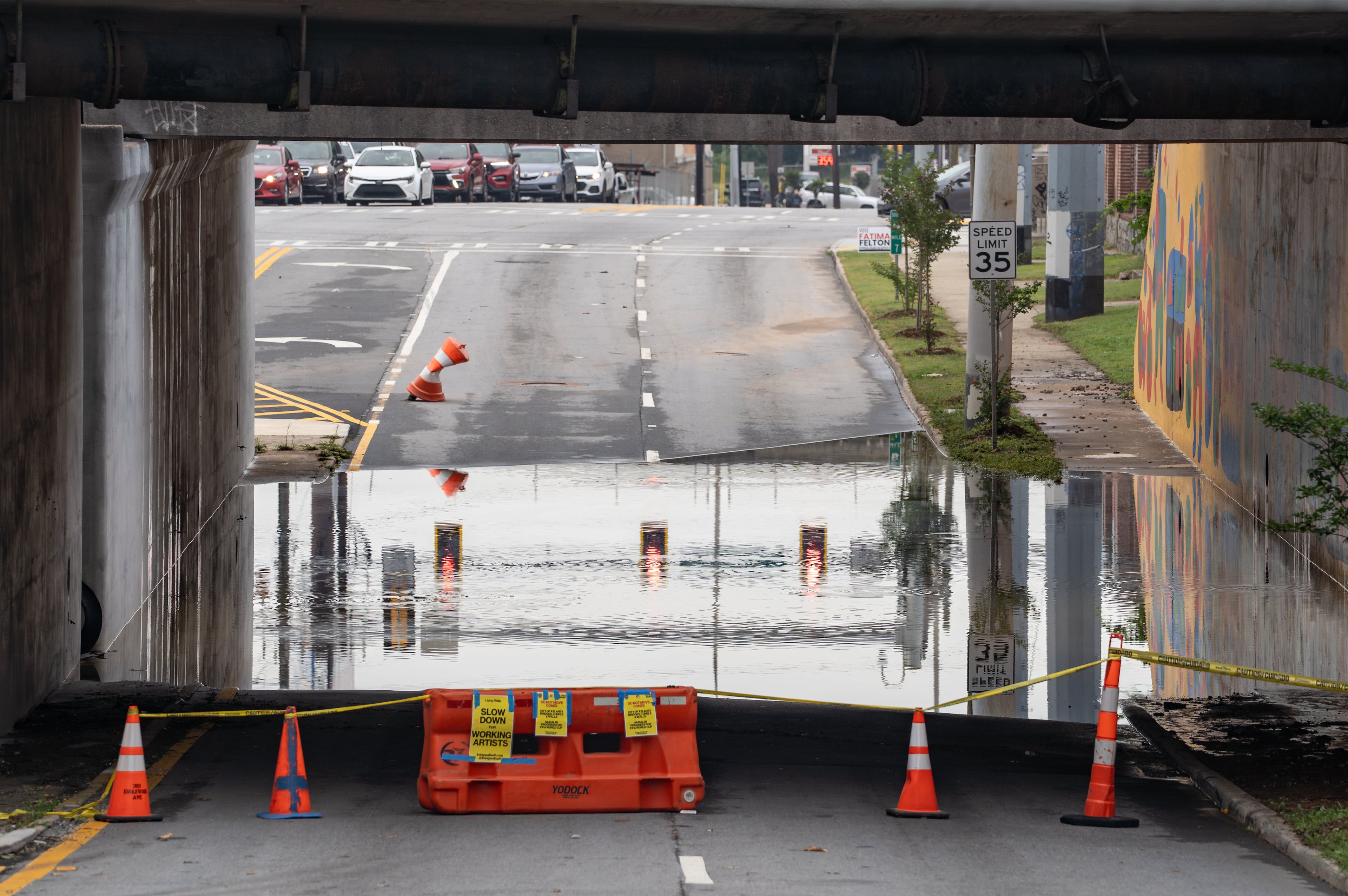 Northside drive flooding