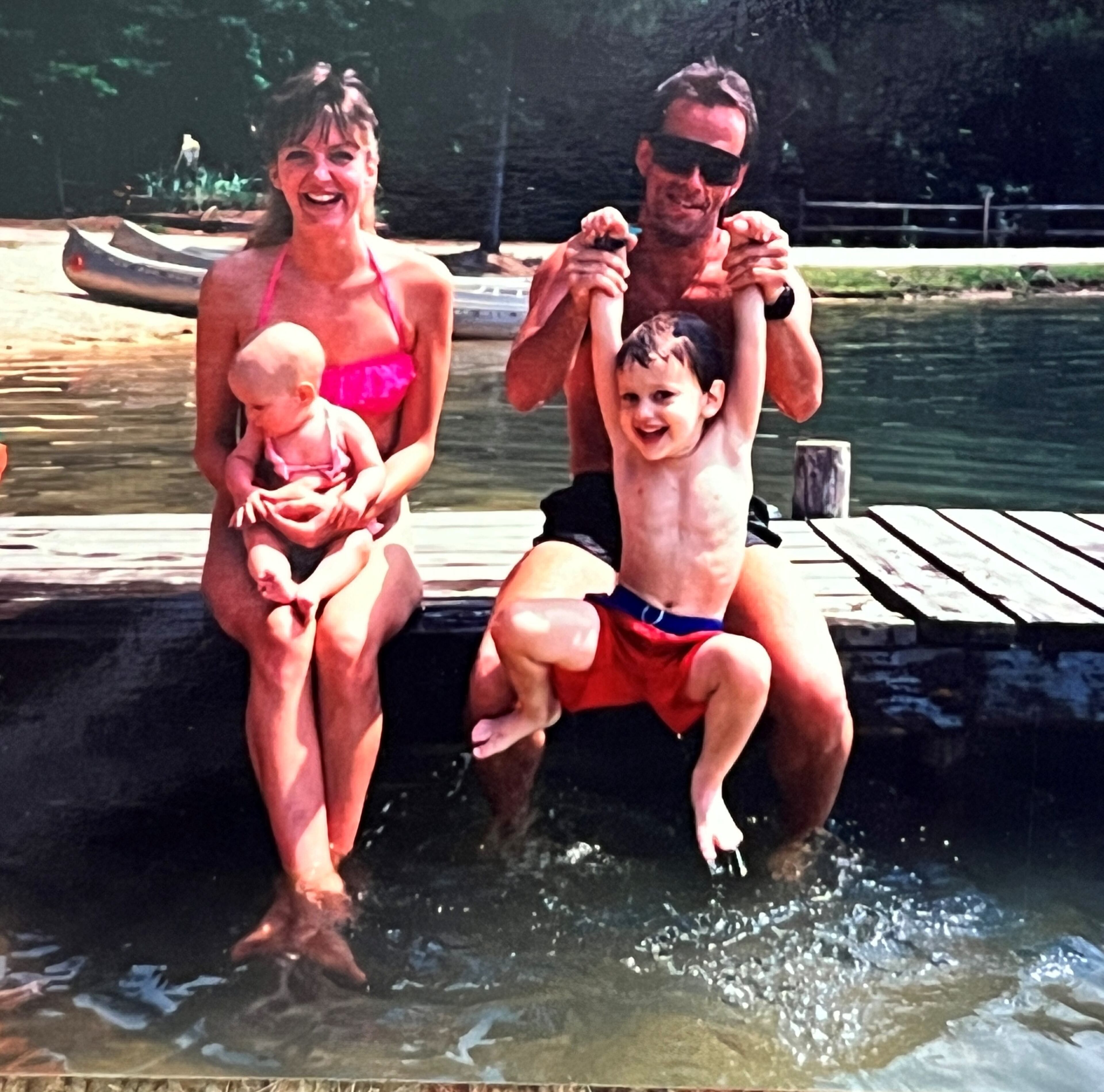 Gary Gordon with his wife, Carmen, and their children, Brittany and Ian. “The family is extremely honored to have a base named after Gary,” said Carmen Owens, a professional visual artist who lives near Fort Bragg. “The naming of a base really ensures that this conflict will never ever be forgotten — that Gary won’t be forgotten. He represents everybody whose lives were given that day.” (photo courtesy of Carmen Owens)
