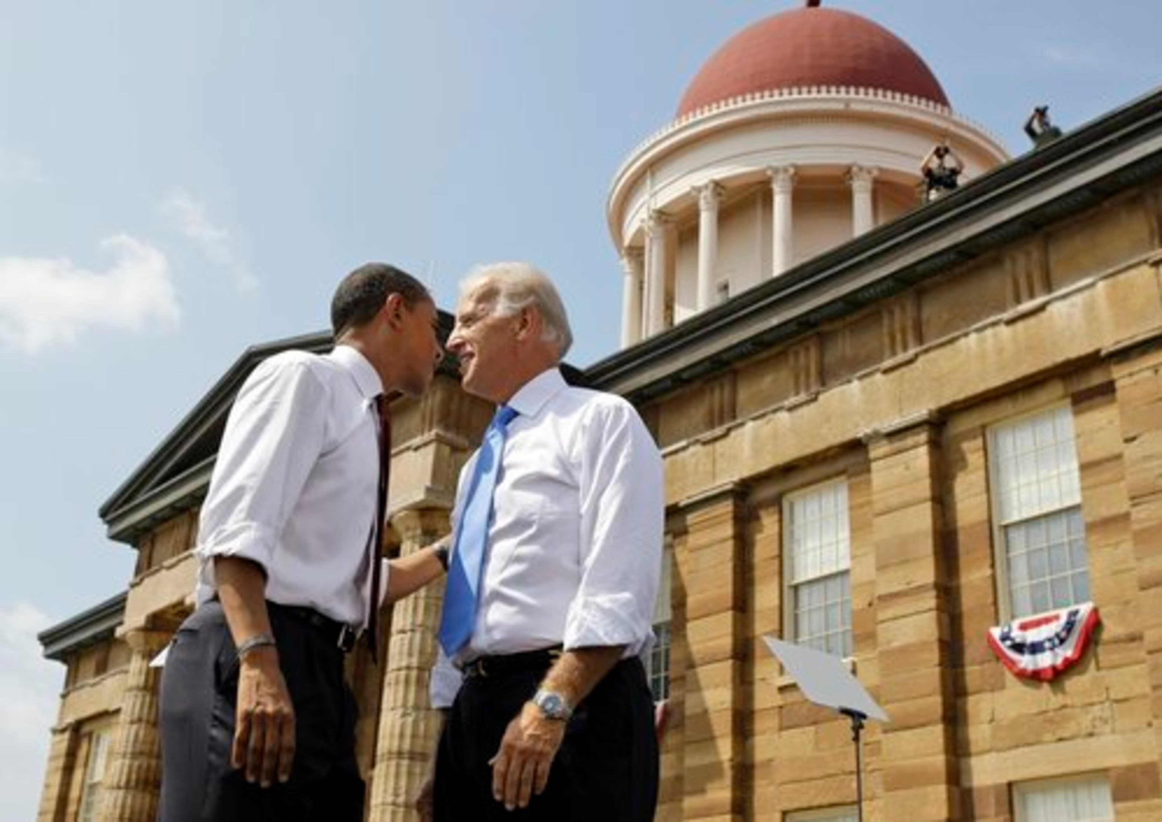 John McCain would have to "figure out which of the kitchen tables to sit at" when considering his own economic future, said Biden, jabbing at the man he called his personal friend. It was a reference to McCain's recent inartful admission that he was not sure how many homes he owns.