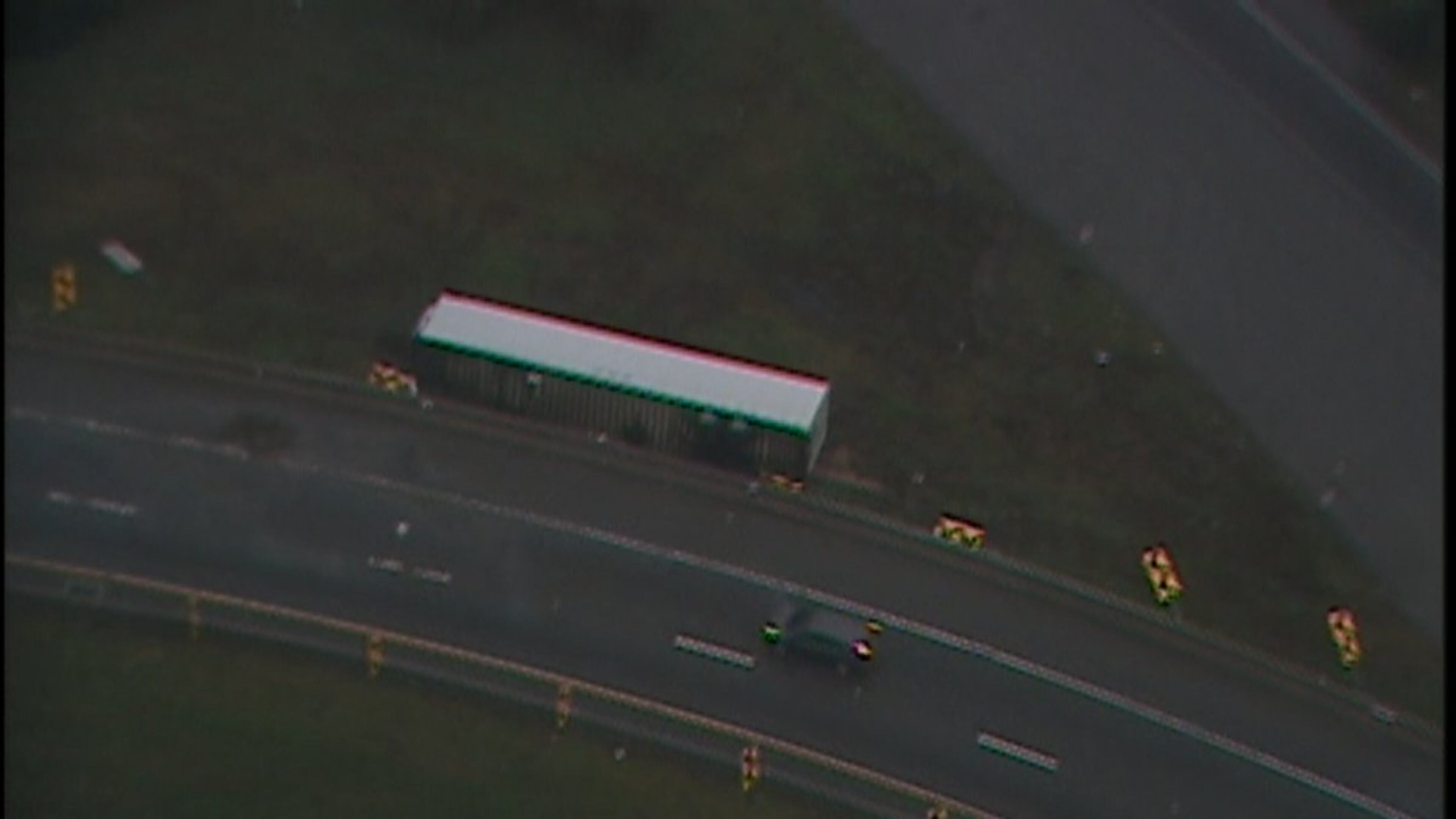 The crash caused some delays, but traffic is back to normal, officials said.