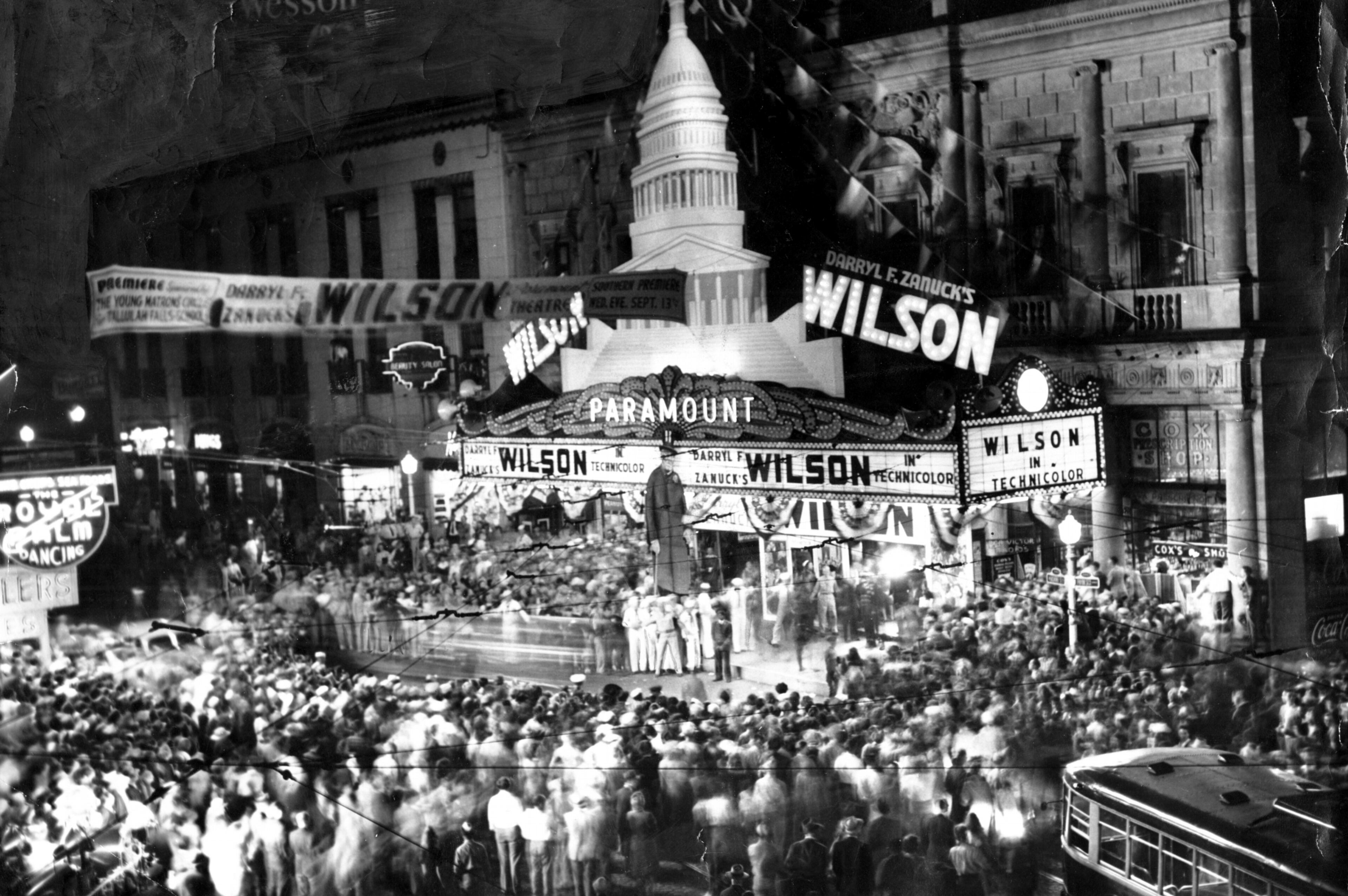 Southern premier of 'Wilson' was at the Paramount Theater in Atlanta, Ga.