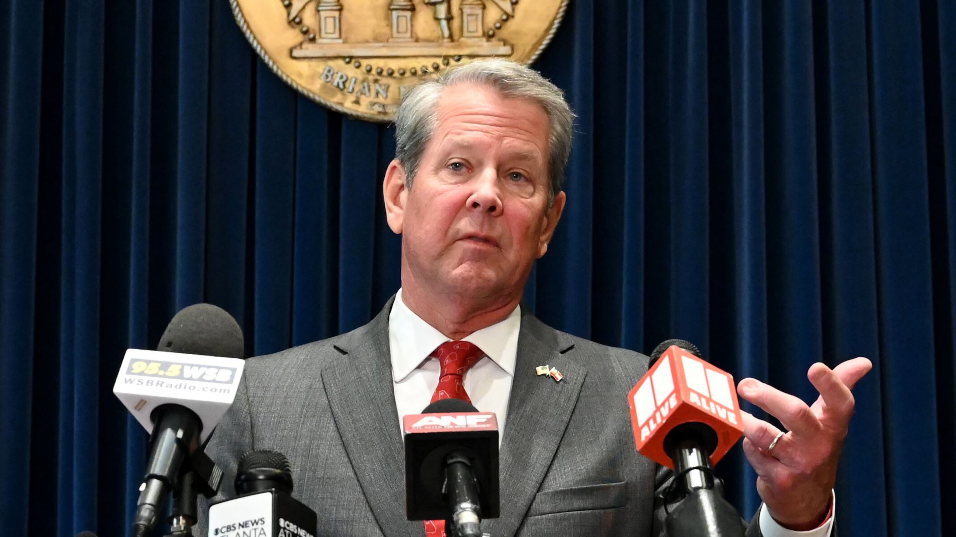Gov. Brian Kemp's administration said it believes Georgia will have enough money to pay for state services, but contingency plans for “efficiencies and savings” are needed. (Hyosub Shin/AJC)