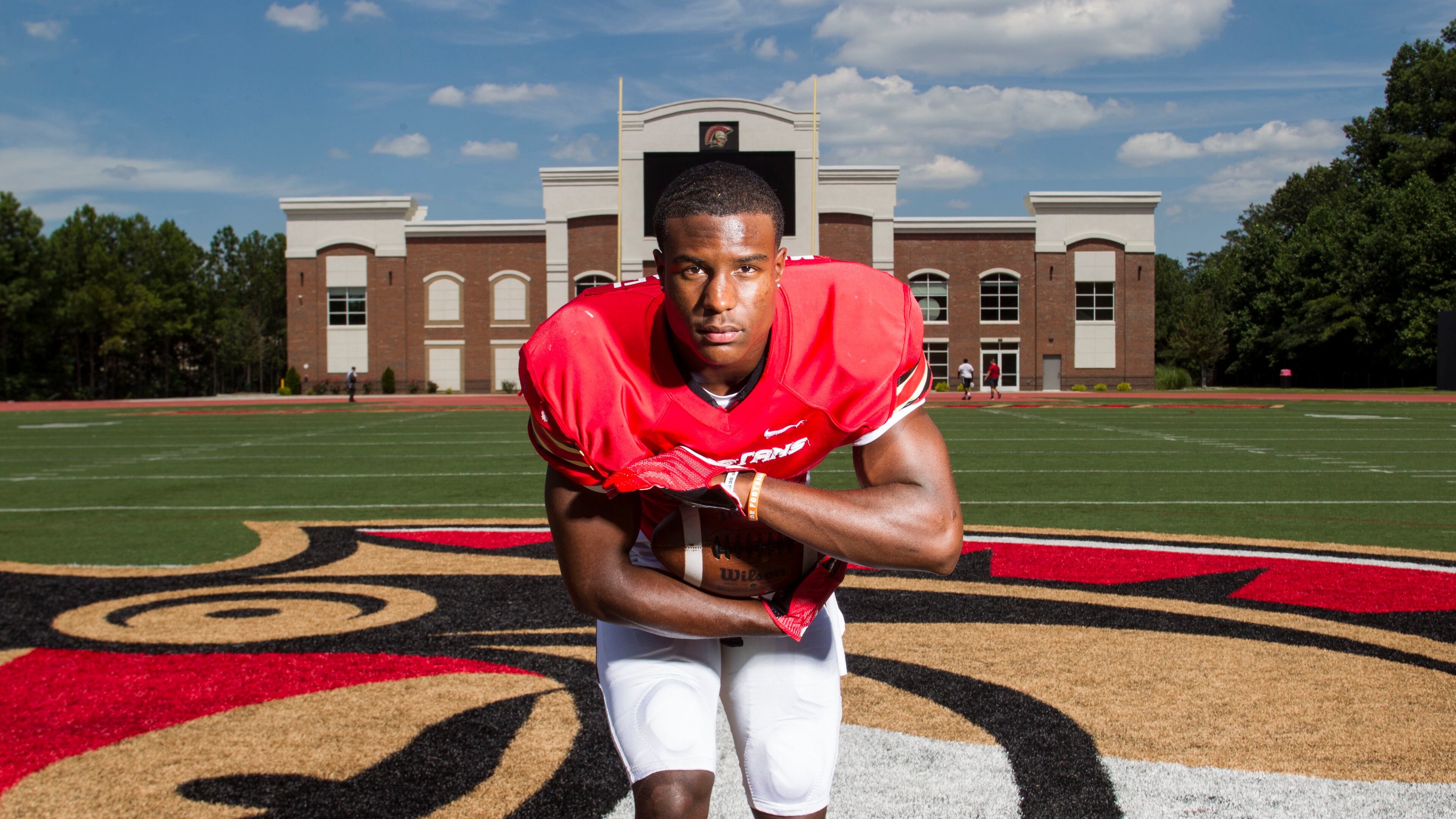 Kyler McMichael, running back, Greater Atlanta Christian. McMichael rushed for 1,493 yards and 16 touchdowns on 222 carries last season.