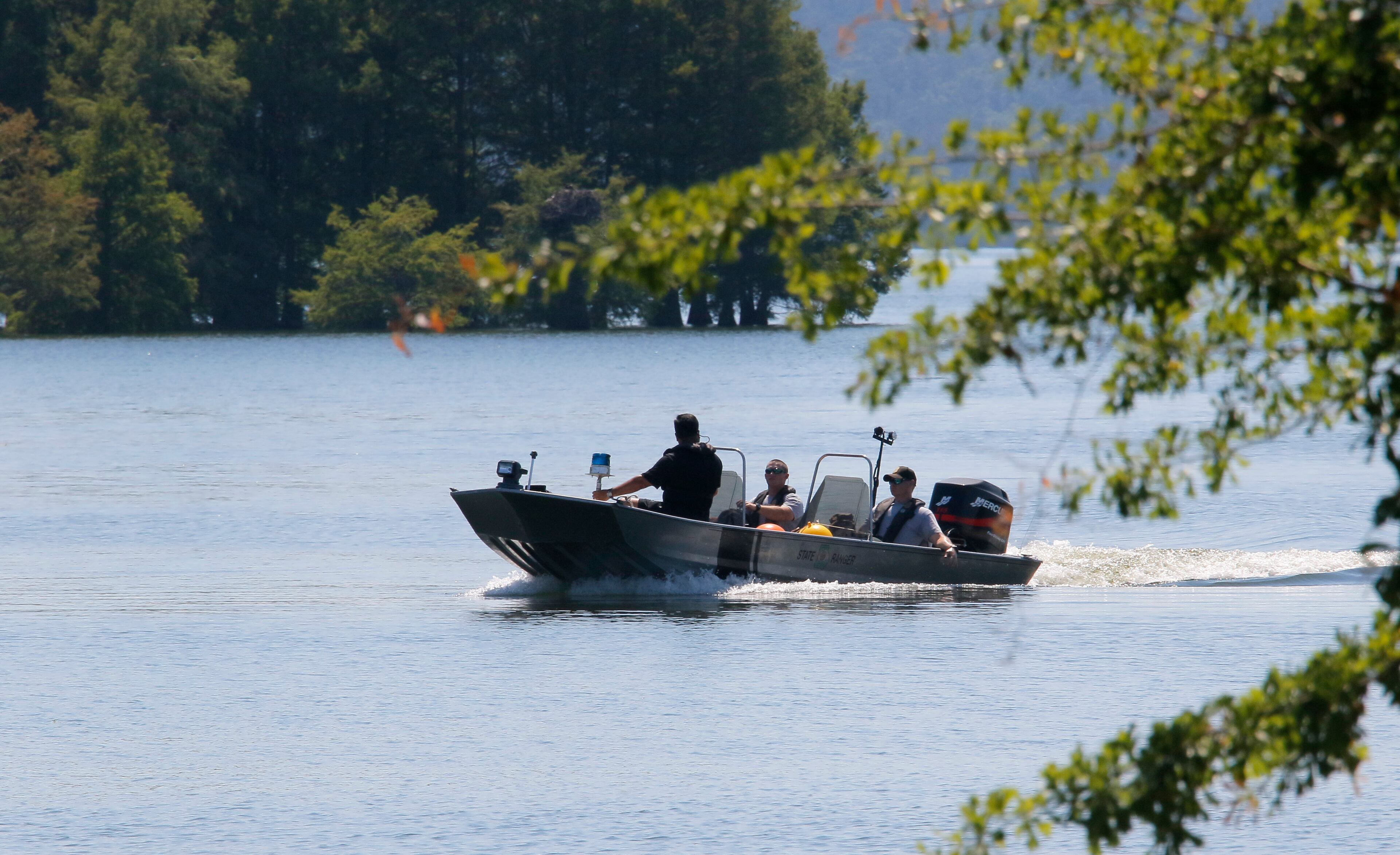 Lake Walter F. George sits on the border between Alabama and Georgia.