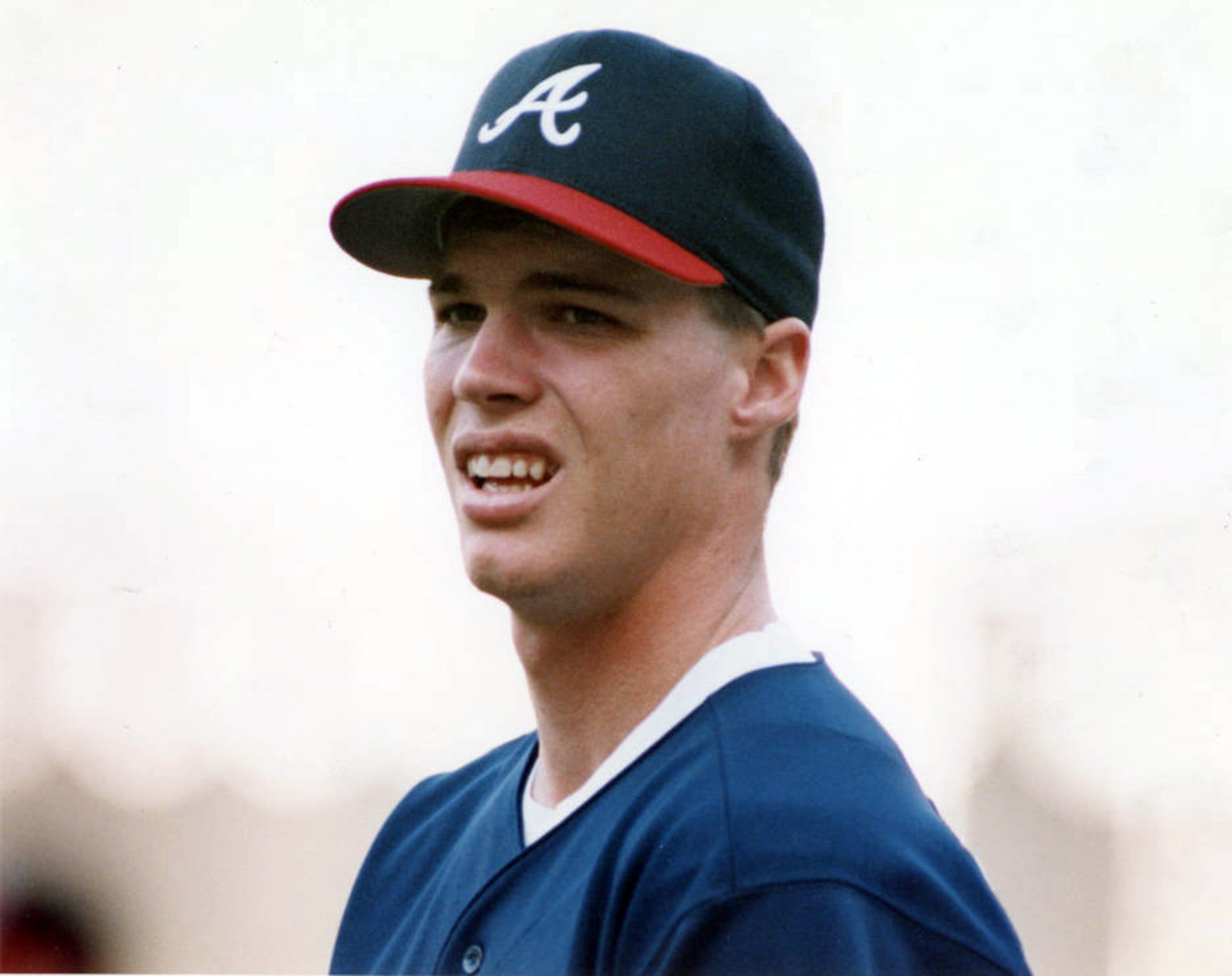 The Atlanta Braves' Chipper Jones on Sept. 19, 1993, one week after making his MLB debut. He was 21 years old.