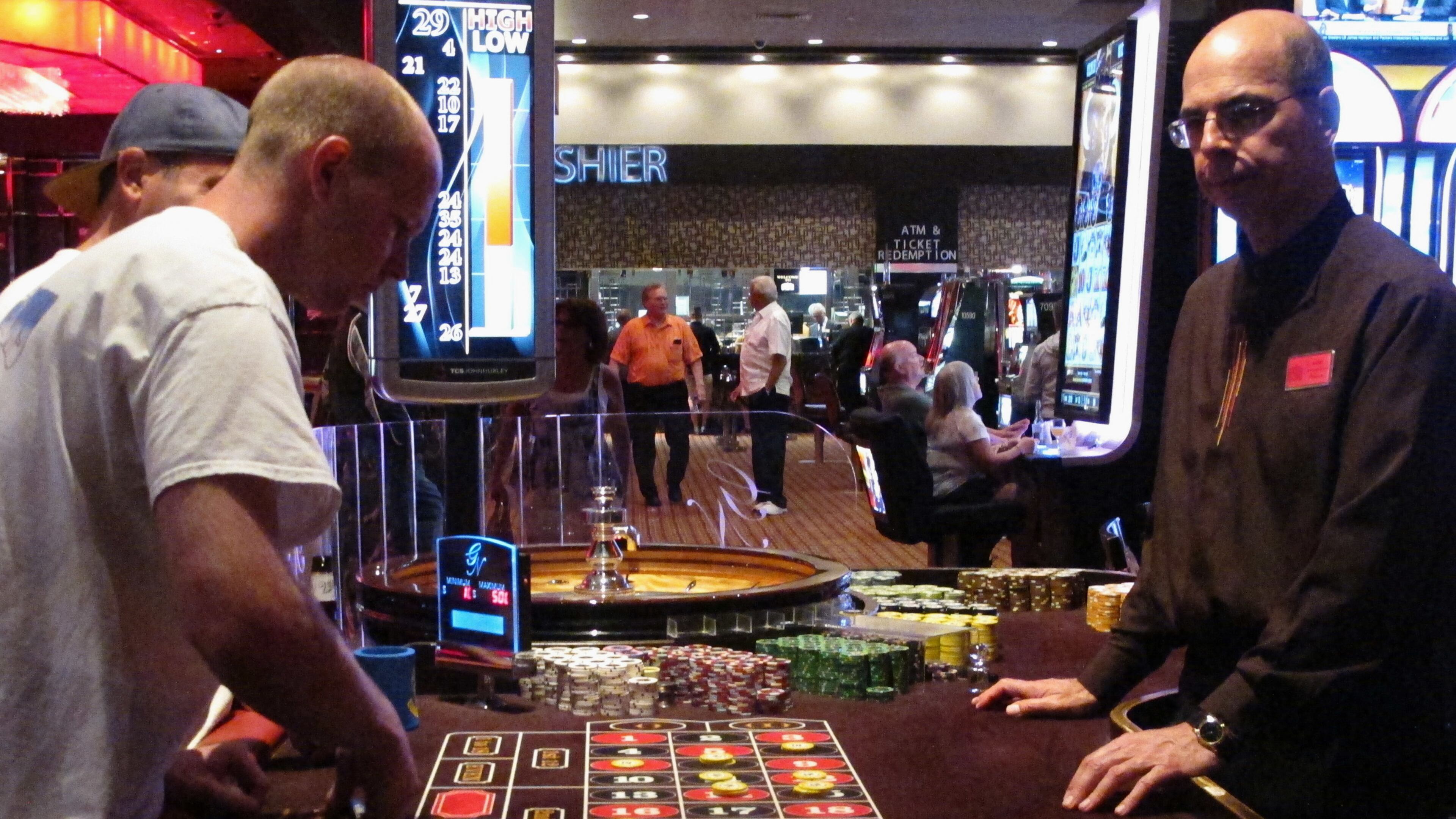 Some Georgia legislators are pushing to allow casinos in the state. They propose two large “destination resorts” that would include more than just gaming. Shown here is the Golden Nugget casino in Atlantic City, N.J. (AP Photo/Wayne Parry)