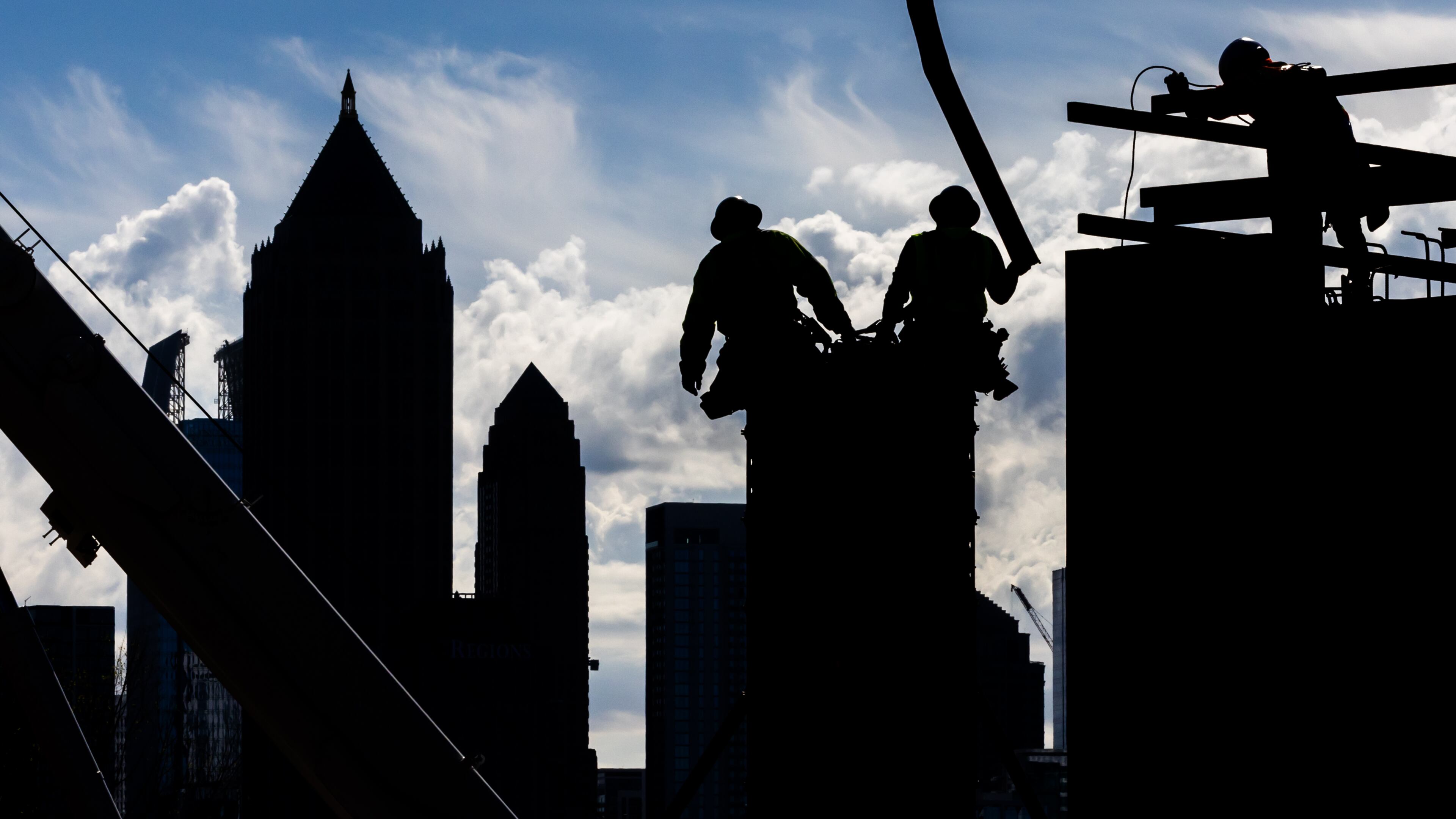 According to the latest data from The Center for Construction Research and Training, a nonprofit that seeks to reduce occupational injuries and fatalities, construction workers made up about 20% of Georgia’s fatal occupational injuries in 2023, despite constituting only 8.2% of the workforce. (John Spink/AJC)