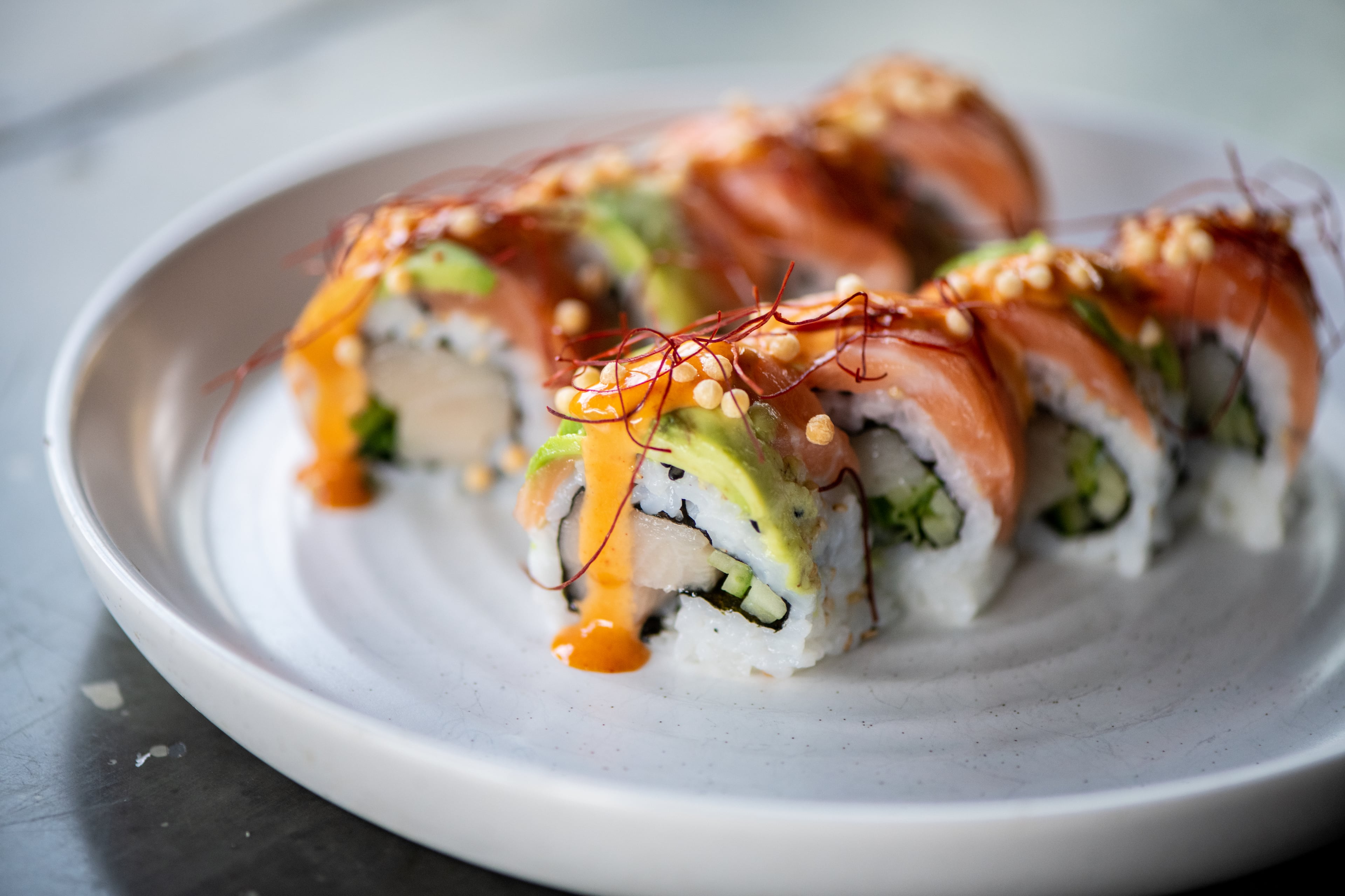 Learn to make a sushi roll during Bully Boy's class. (Courtesy of Heidi Harris)