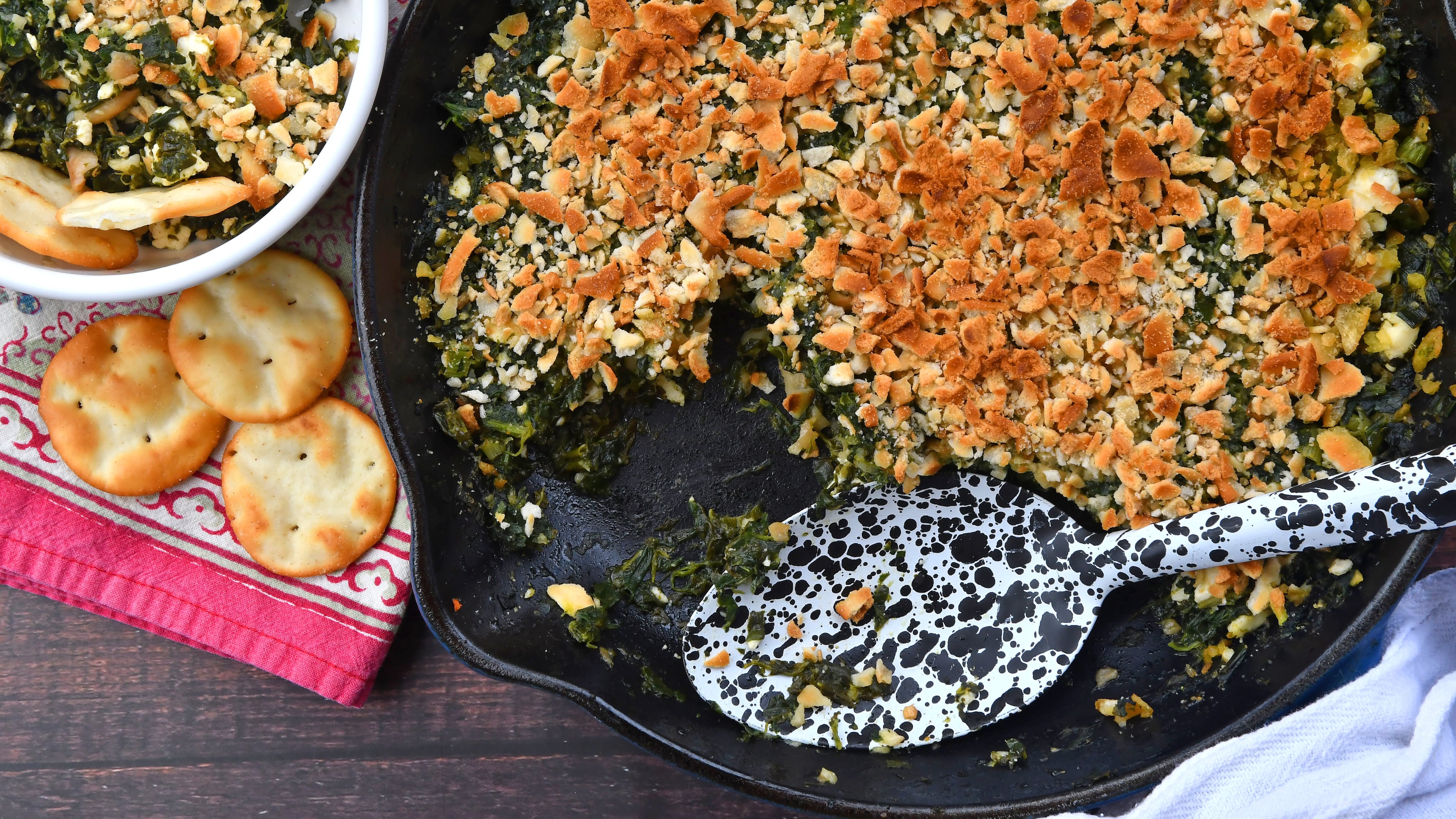 Spanakopita Dip.
(CHRIS HUNT FOR THE ATLANTA JOURNAL-CONSTITUTION)