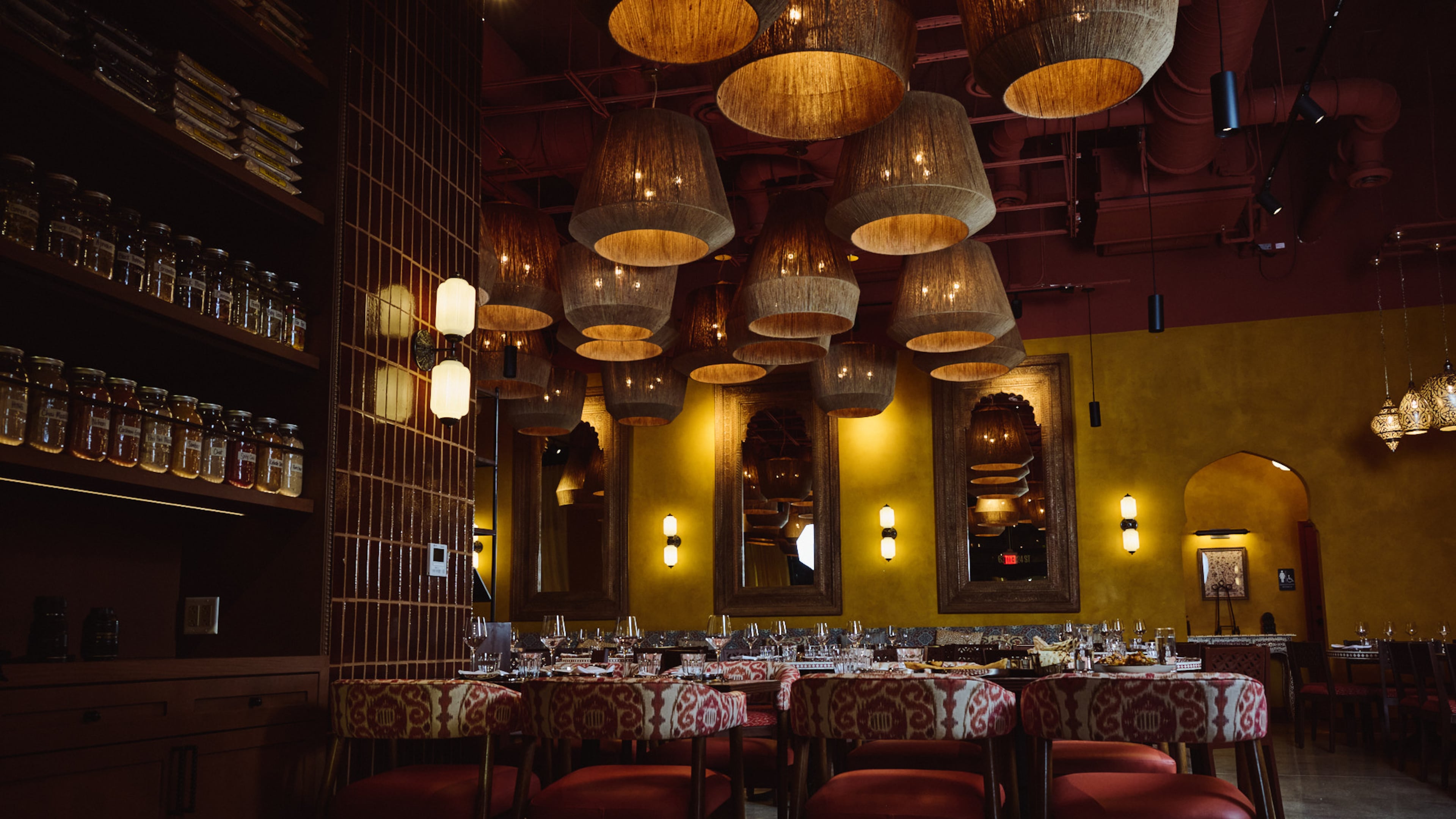 Ghee Indian Kitchen in the Miami neighborhood of Wynwood. Chef and co-owner Niven Patel said the design and decor was nearly identical to Atlanta's West Midtown location. (Felipe Cuevas/Courtesy of Ghee Indian Kitchen)