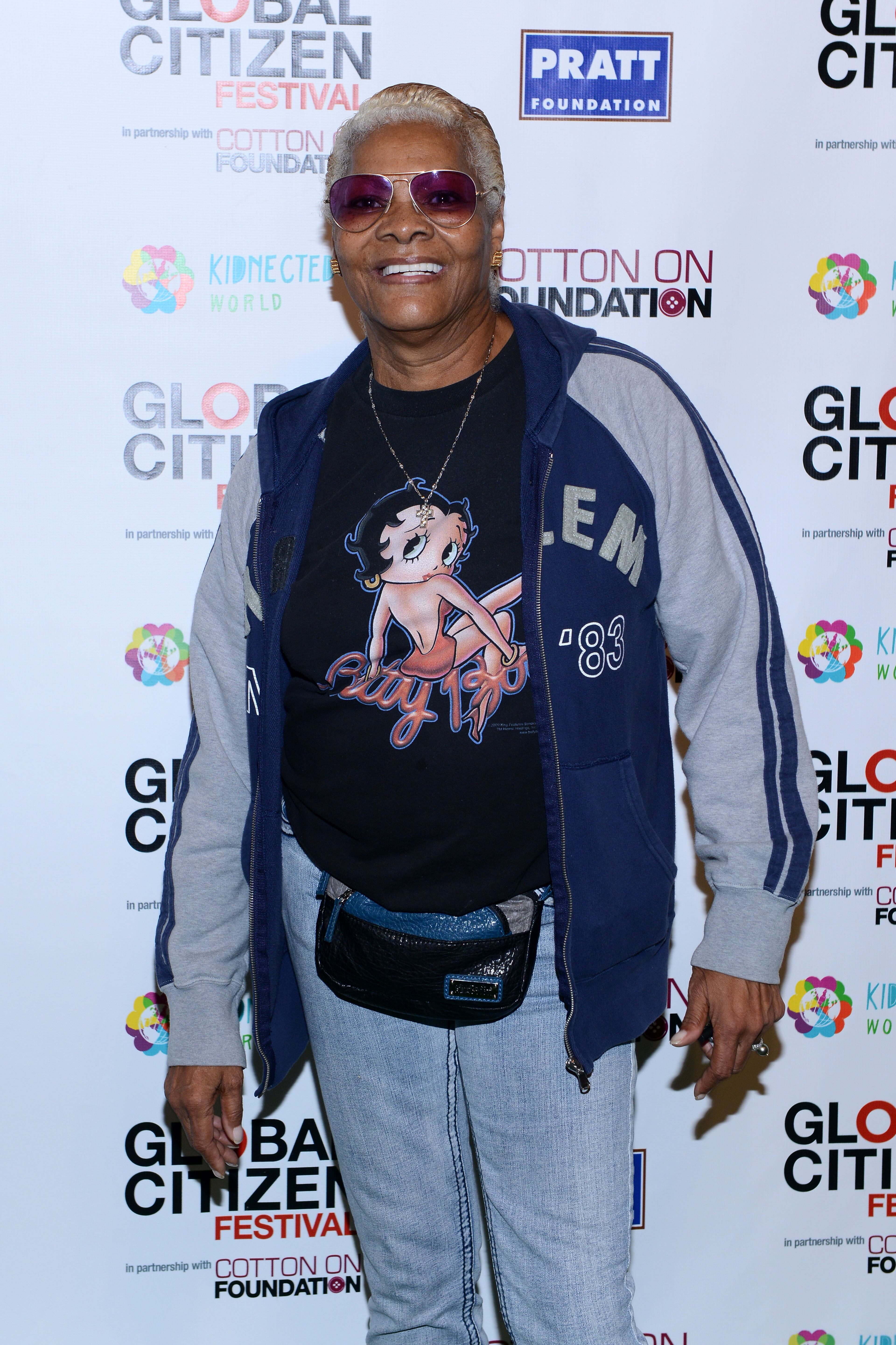 Singer Dionne Warwick appears at the 2013 Global Citizen Festival to end extreme poverty in Central Park on September 28, 2013 in New York City, New York.