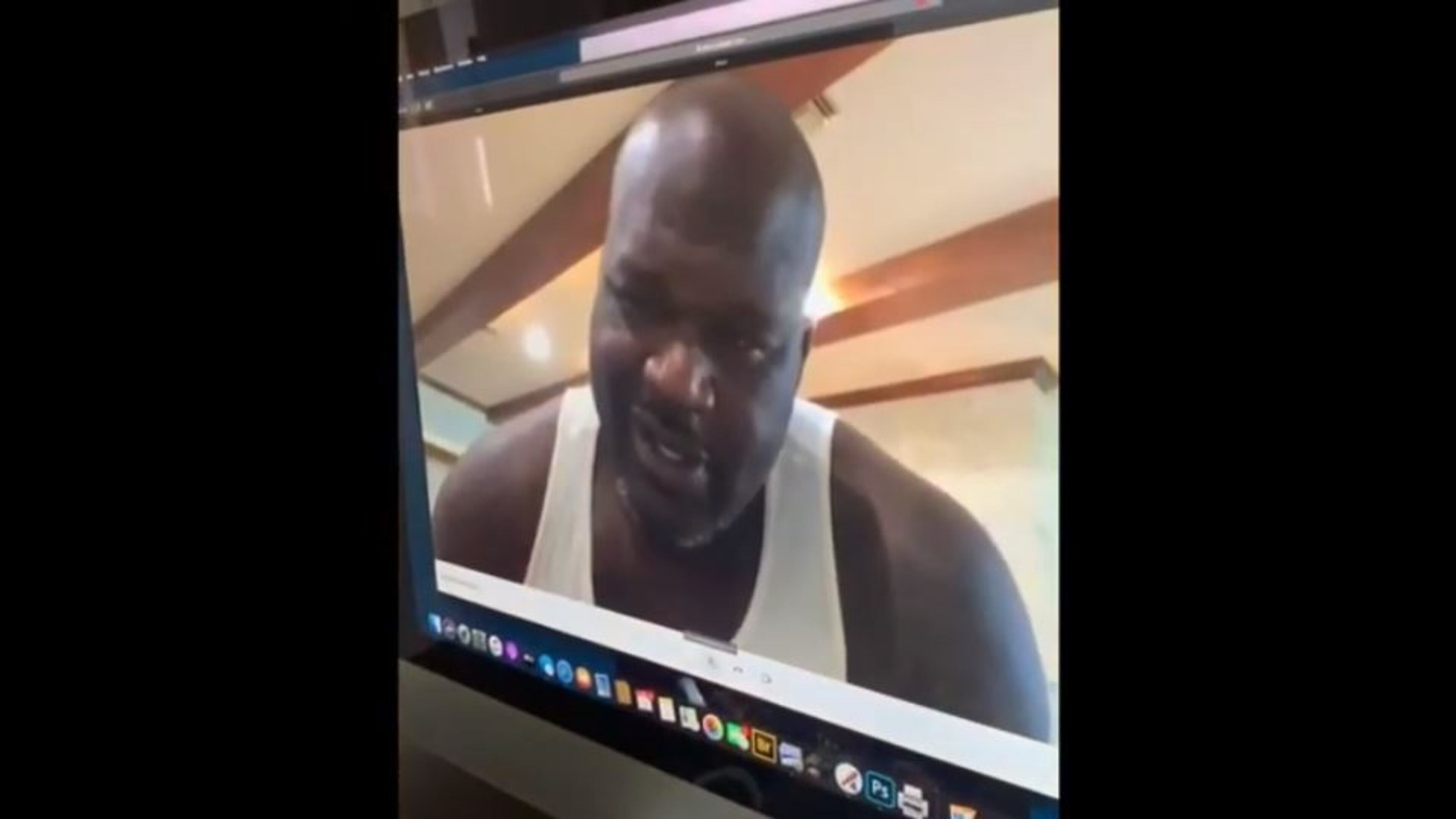 Parents, students and the teacher were surprised to see Shaquille O'Neal in the virtual classroom.