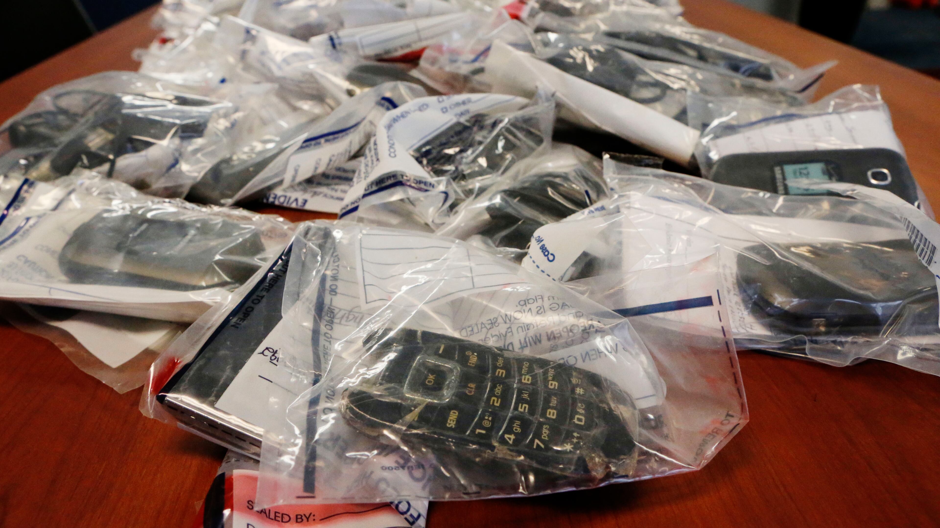 More than 10,300 calls were made from one smuggled cellphone in just one month.