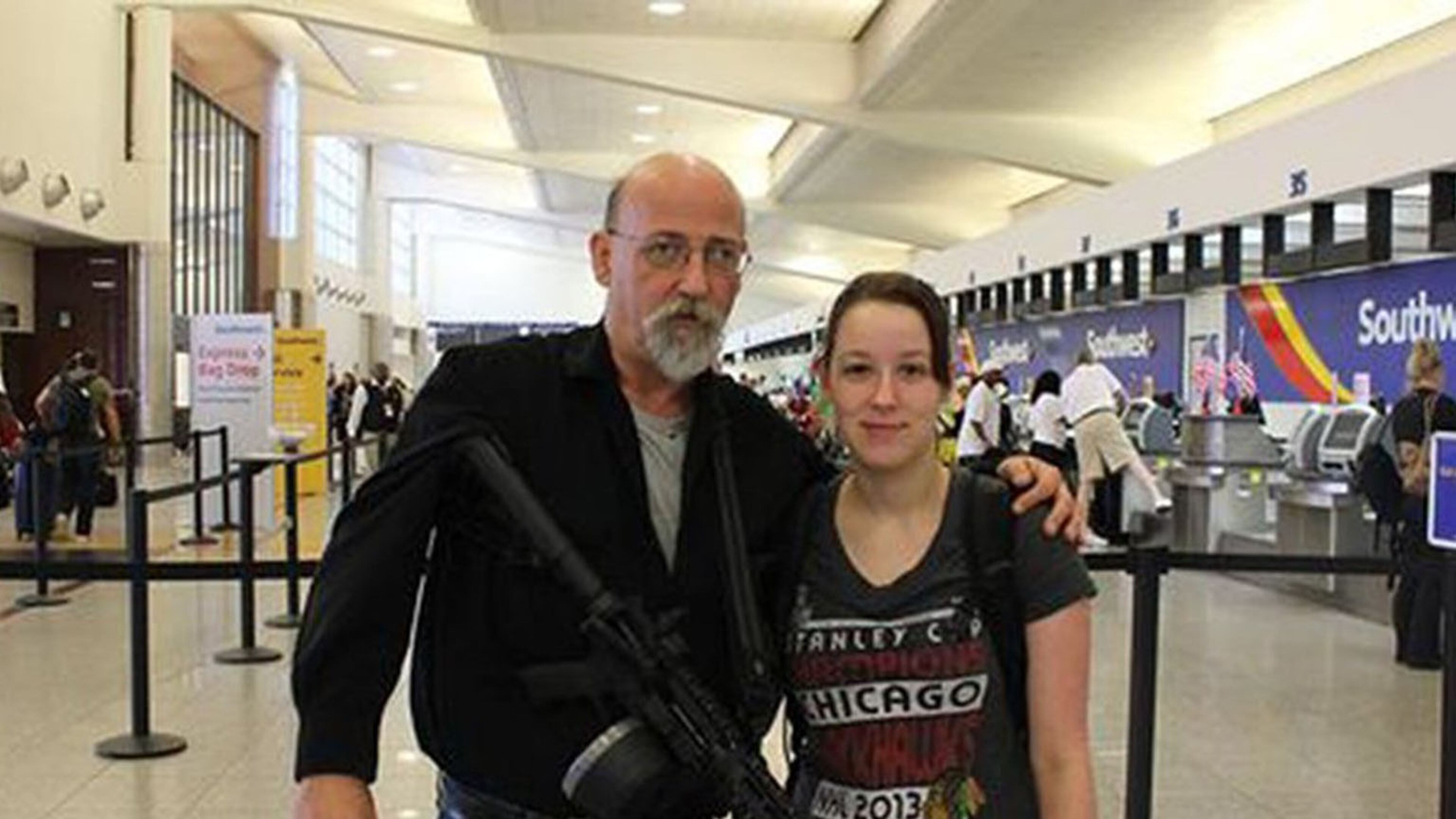 Jim Cooley created a stir when he walked through parts of Hartsfield-Jackson's main terminal this week with an assault rifle.