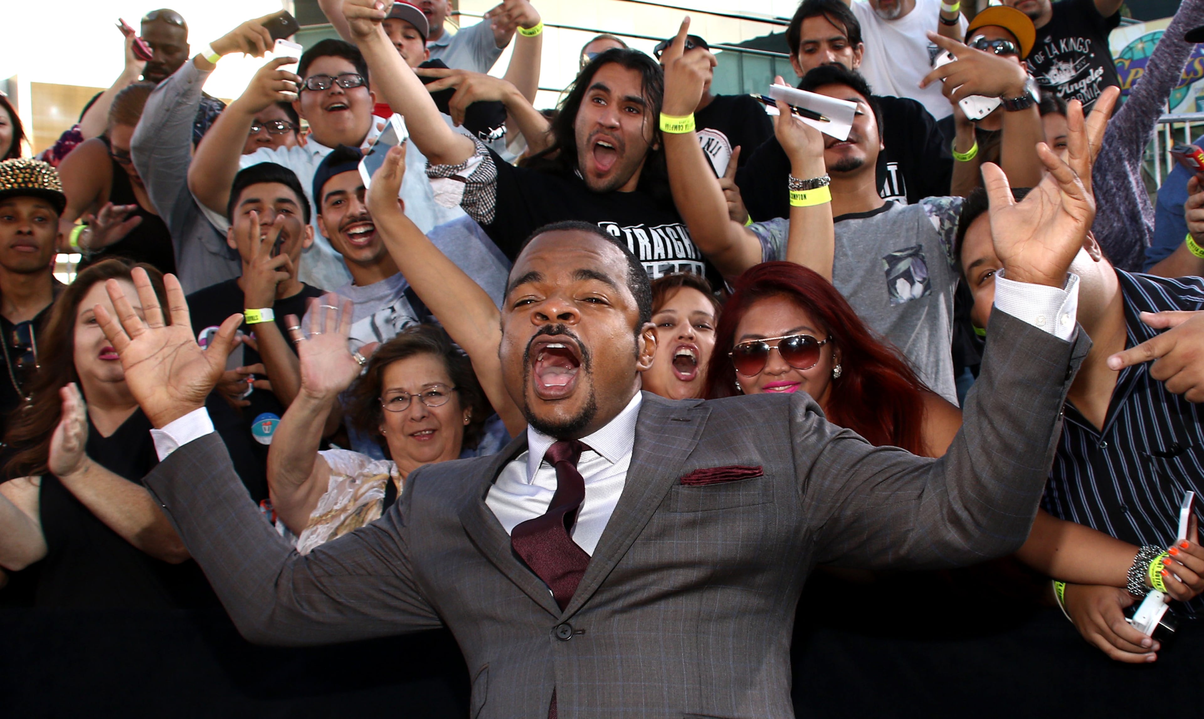 Director F. Gary Gray arrives at the Los Angeles premiere of "Straight Outta Compton" at the Microsoft Theater on Monday, Aug. 10, 2015. (Photo by John Salangsang/Invision/AP)