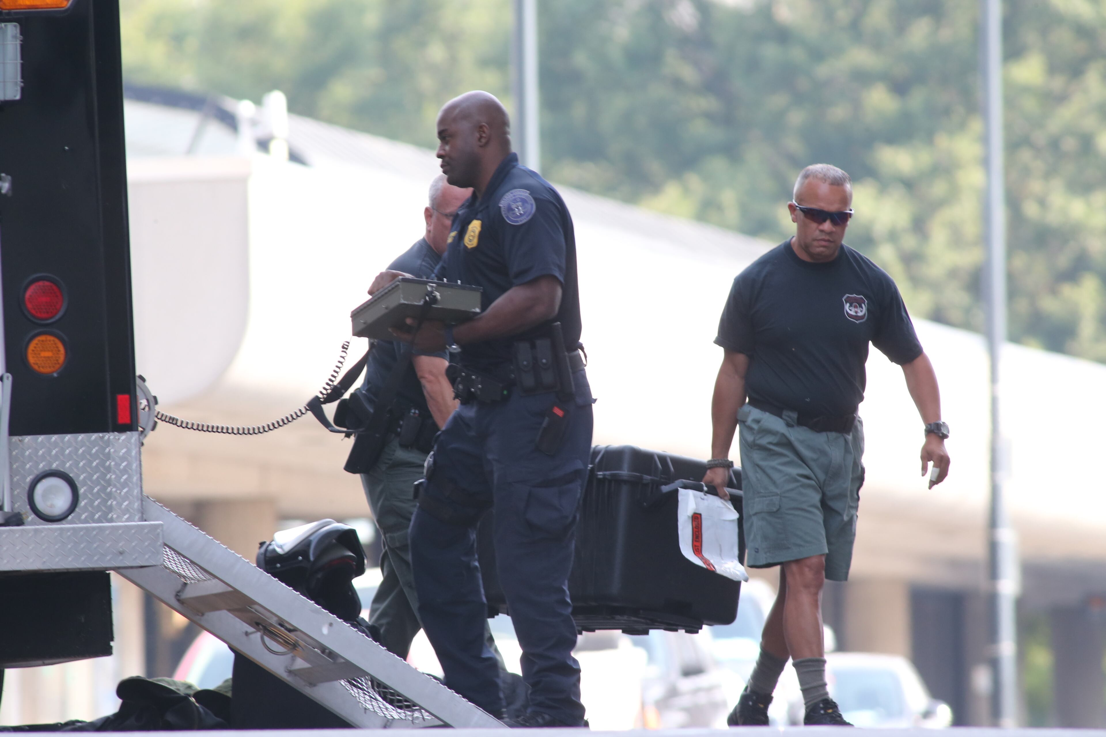 Rail service into and out of MARTA’s Civic Center station downtown was shut down late Tuesday morning July 8, 2014, while police investigated a suspicious package. JOHN SPINK/SPINK@AJC.COM