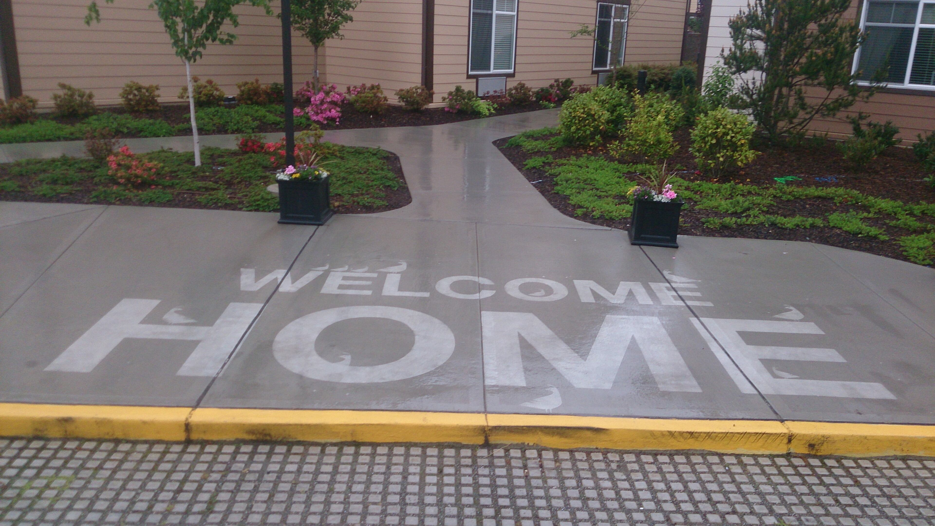 Seattle startup Rainworks said it is hoping to make rainy days a little brighter for everyone after designing a product that makes rain-activated art on sidewalks and other surfaces. See all their photos on their website here. (Photo: Rainworks)