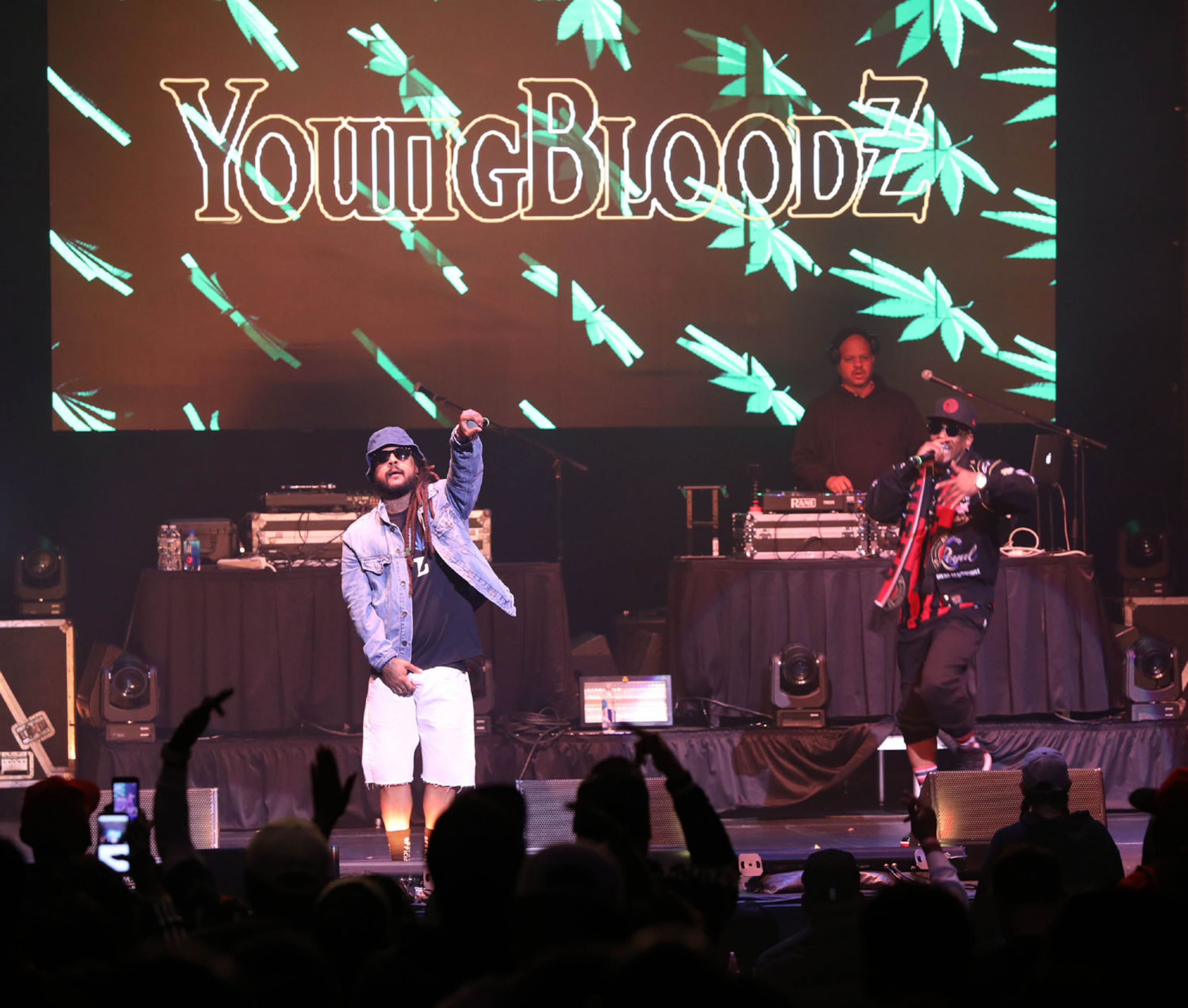 YoungBloodz performs as the Atlanta-based hip-hop collective known as the Dungeon Family brought its Reunion Tour for a sold-out show at the Fox Theatre on Saturday, April 20, 2019. The Dungeon Family Reunion Tour features Big Boi, Goodie Mob, YoungBloodz, KP the Great and Kneel & Rey. (Photo: Robb Cohen Photography & Video /RobbsPhotos.com)