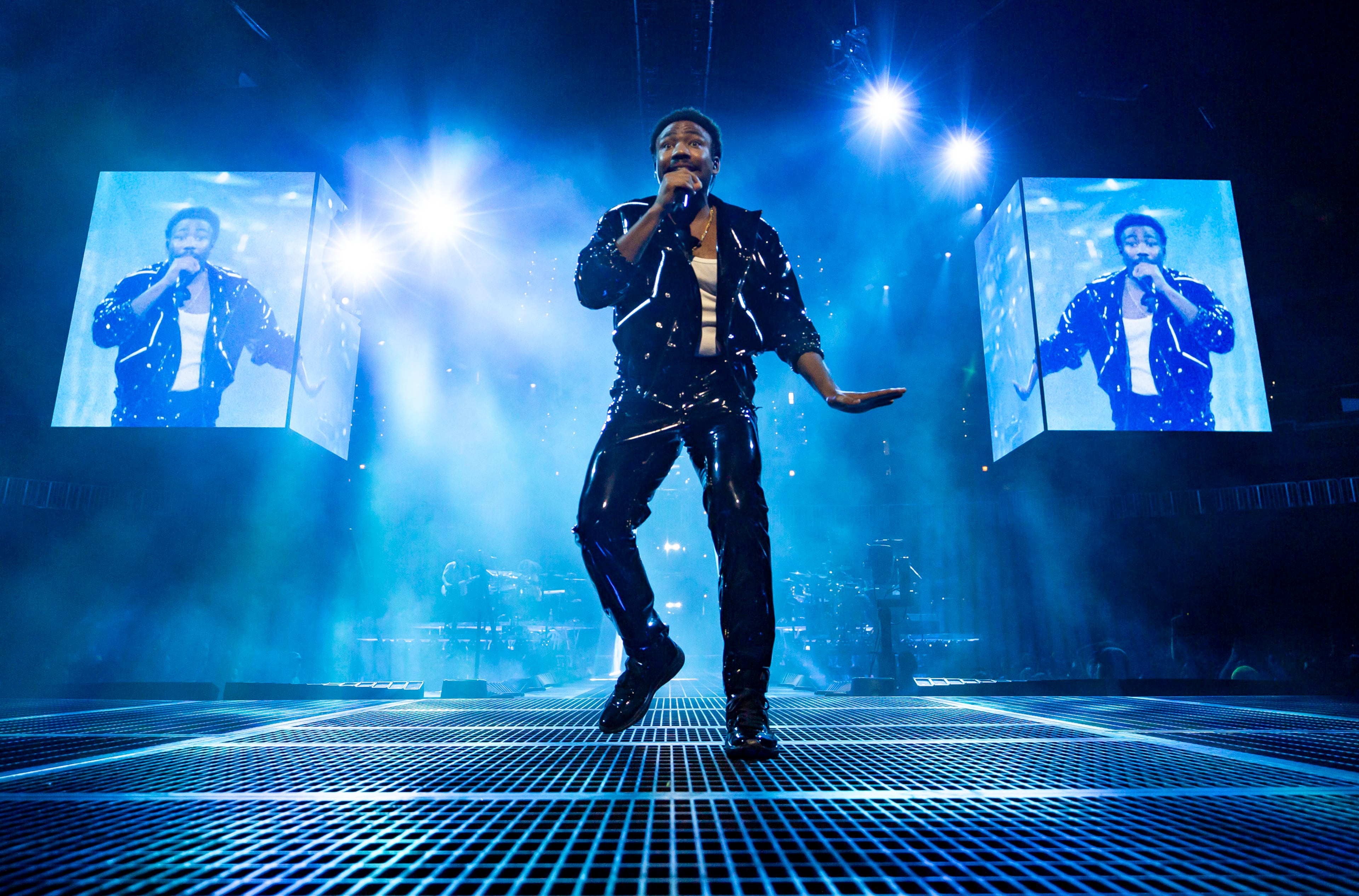 Childish Gambino dazzled a sold out crowd at State Farm Arena with hits spanning his career of rap, R&B, and anthemic hip-hop. Photo taken Monday September 2, 2024 at State Farm Arena. (RYAN FLEISHER FOR THE ATLANTA JOURNAL-CONSTITUTION)