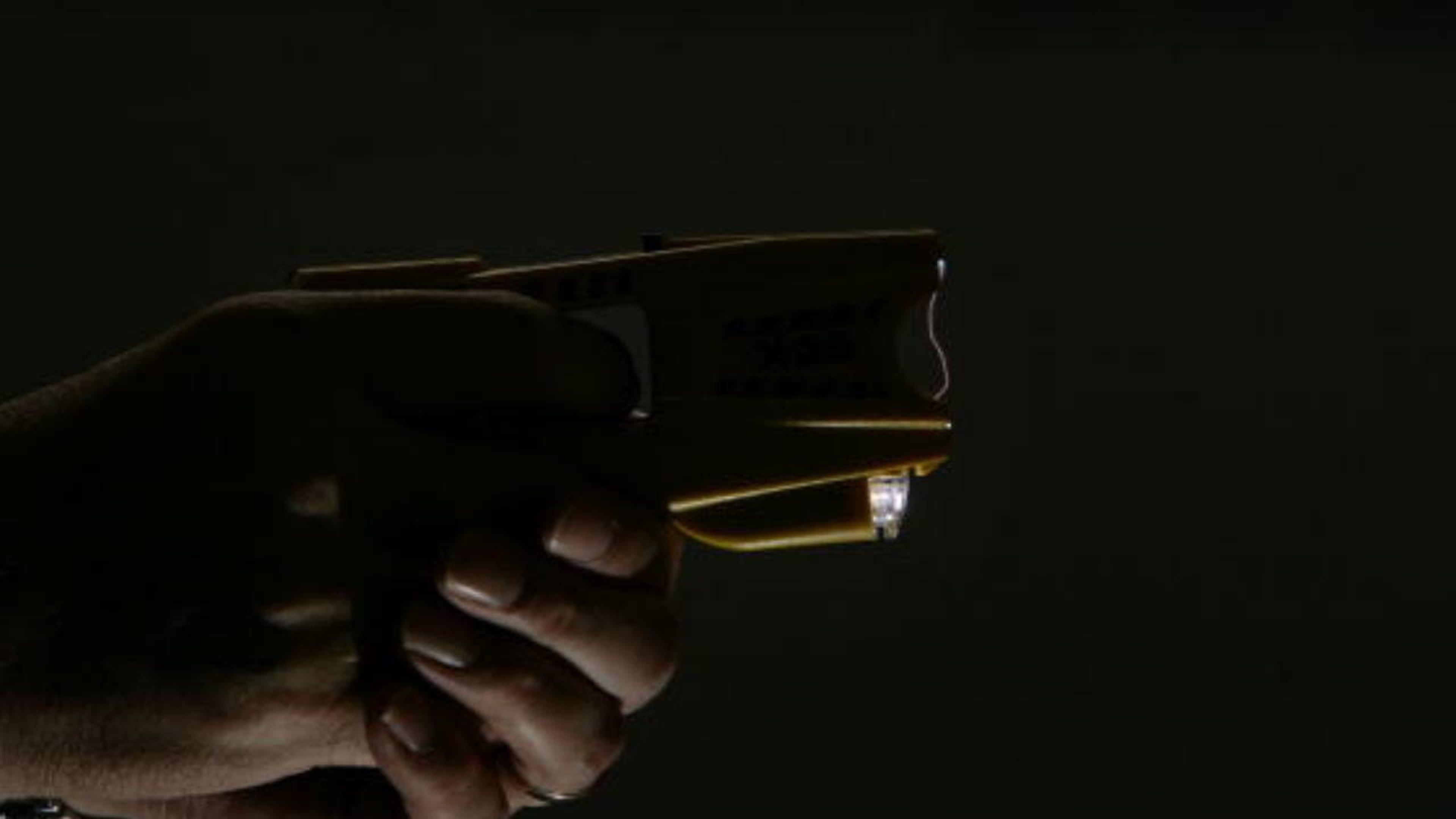 People in an Iowa city are competing for the right to be shocked with a Taser at a high school football game next month.