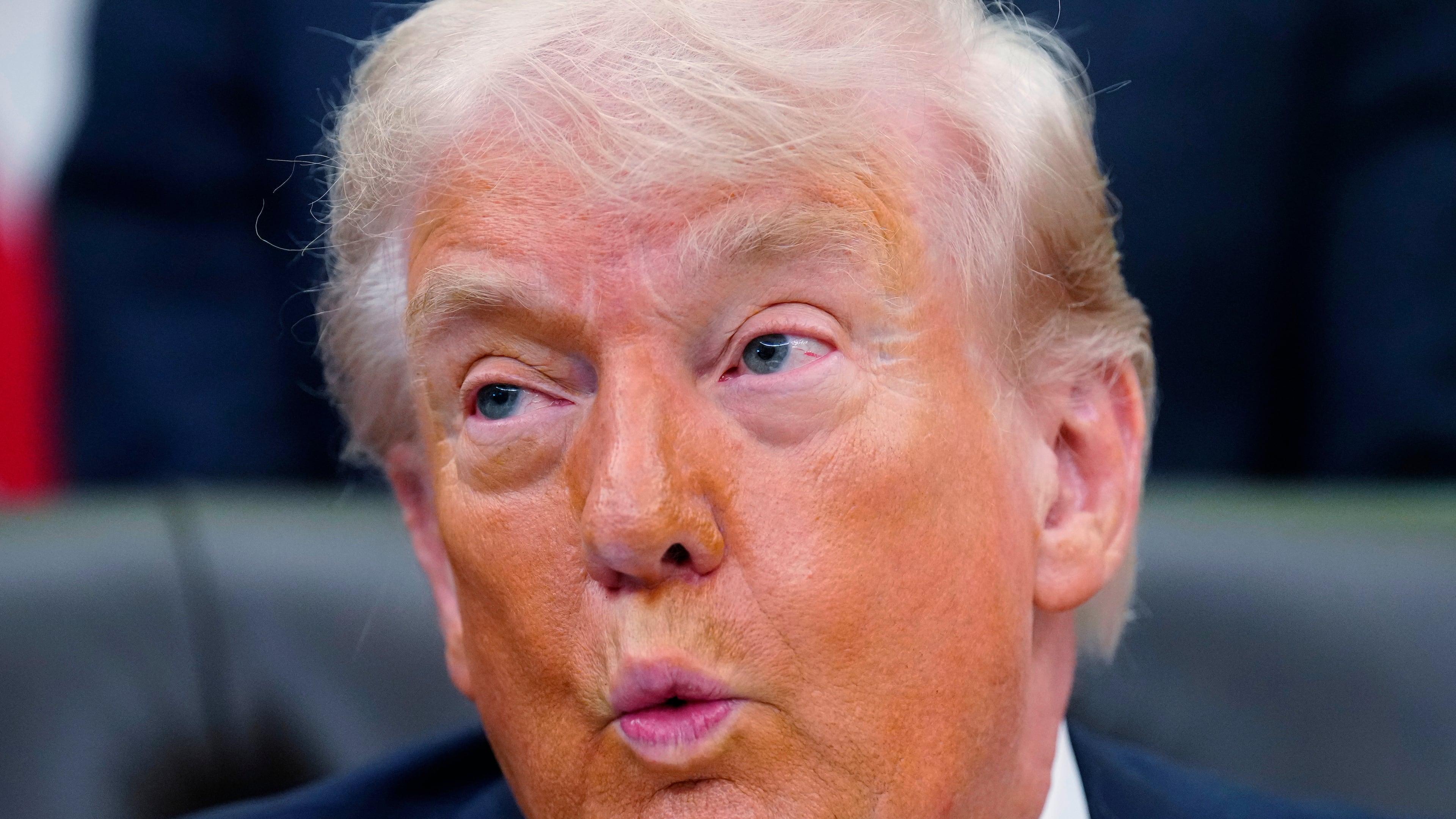 President Donald Trump speaks before signing a proclamation in the Oval Office at the White House, Tuesday, May 5, 2026, in Washington. (AP Photo/Jacquelyn Martin)