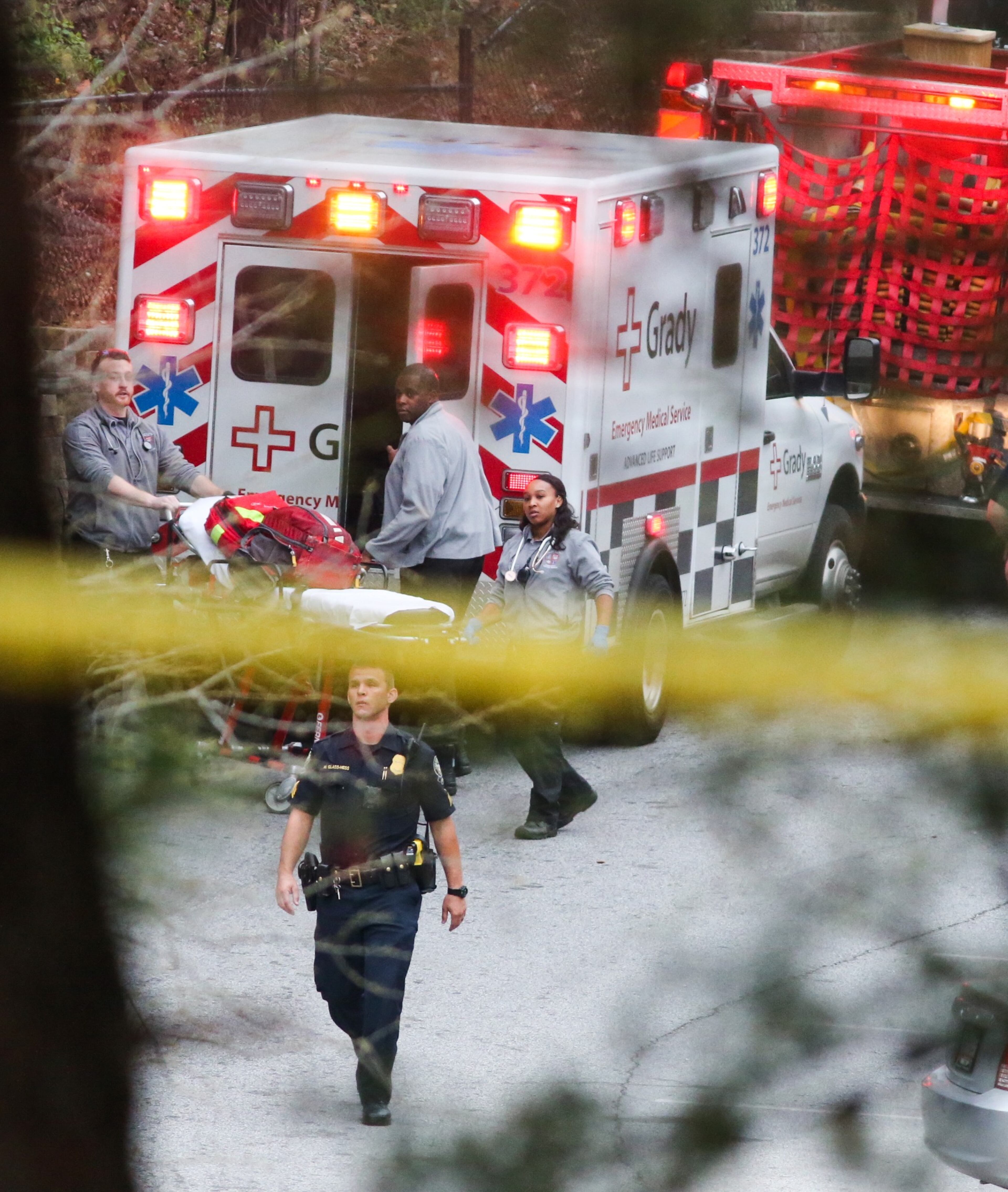 An officer-involved shooting took place Monday morning. JOHN SPINK / JSPINK@AJC.COM