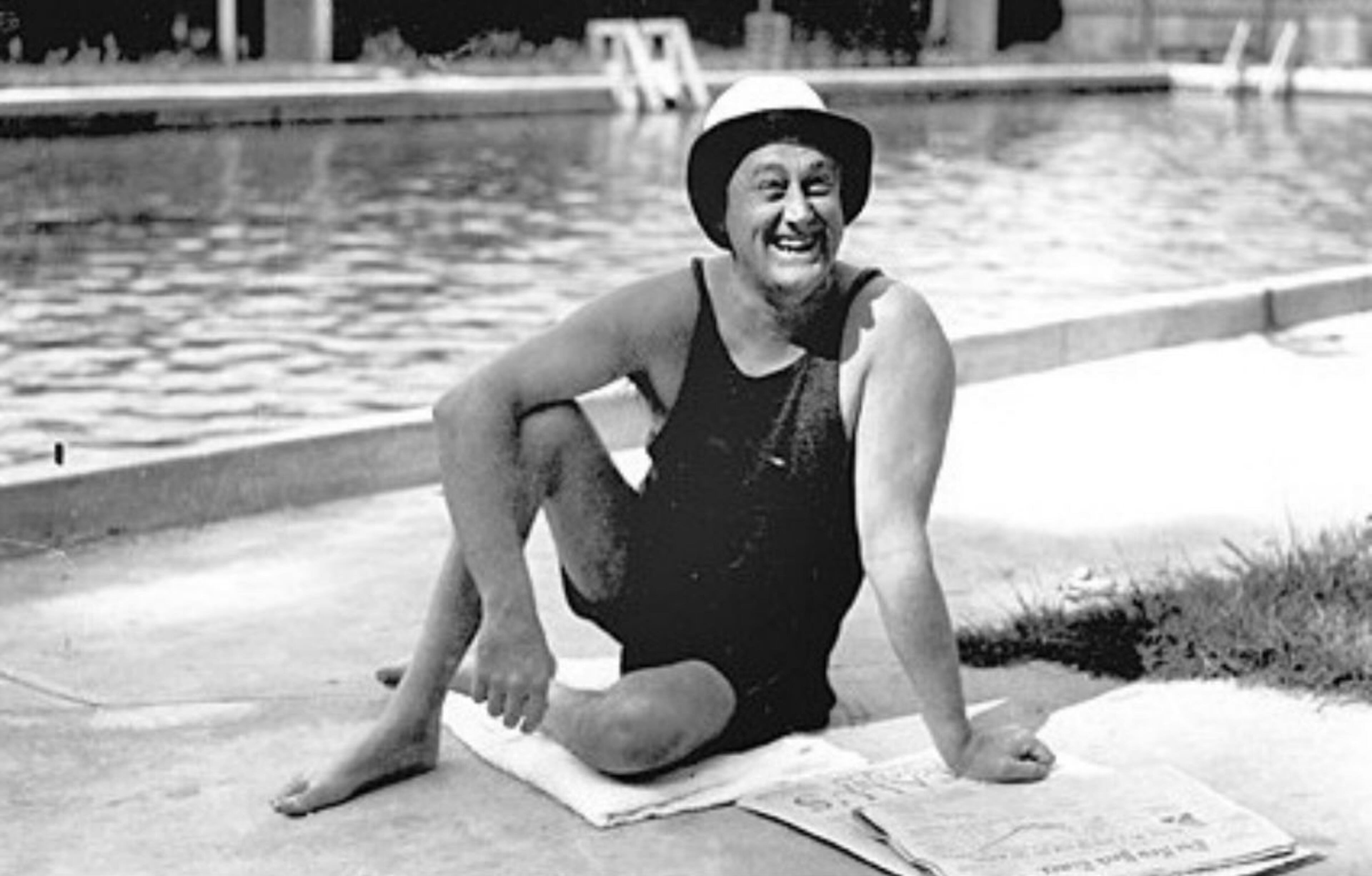 Franklin D. Roosevelt, the only U.S. president to be elected four times, died of a massive cerebral hemorrhage on April 12, 1945, in his Warm Springs home. He was 63.