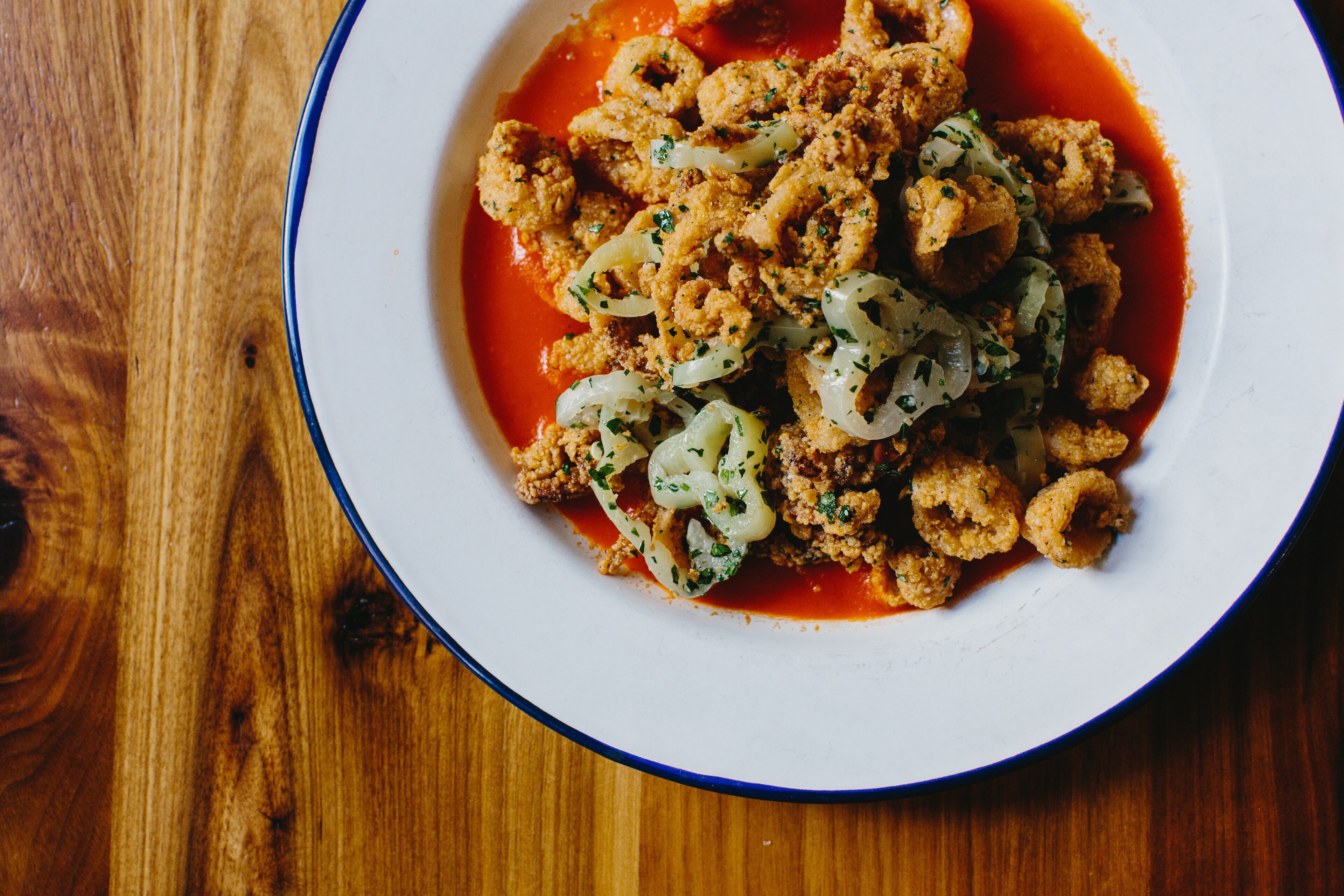 Rhode Island fried calamari at Lure. / Photo courtesy of Lure