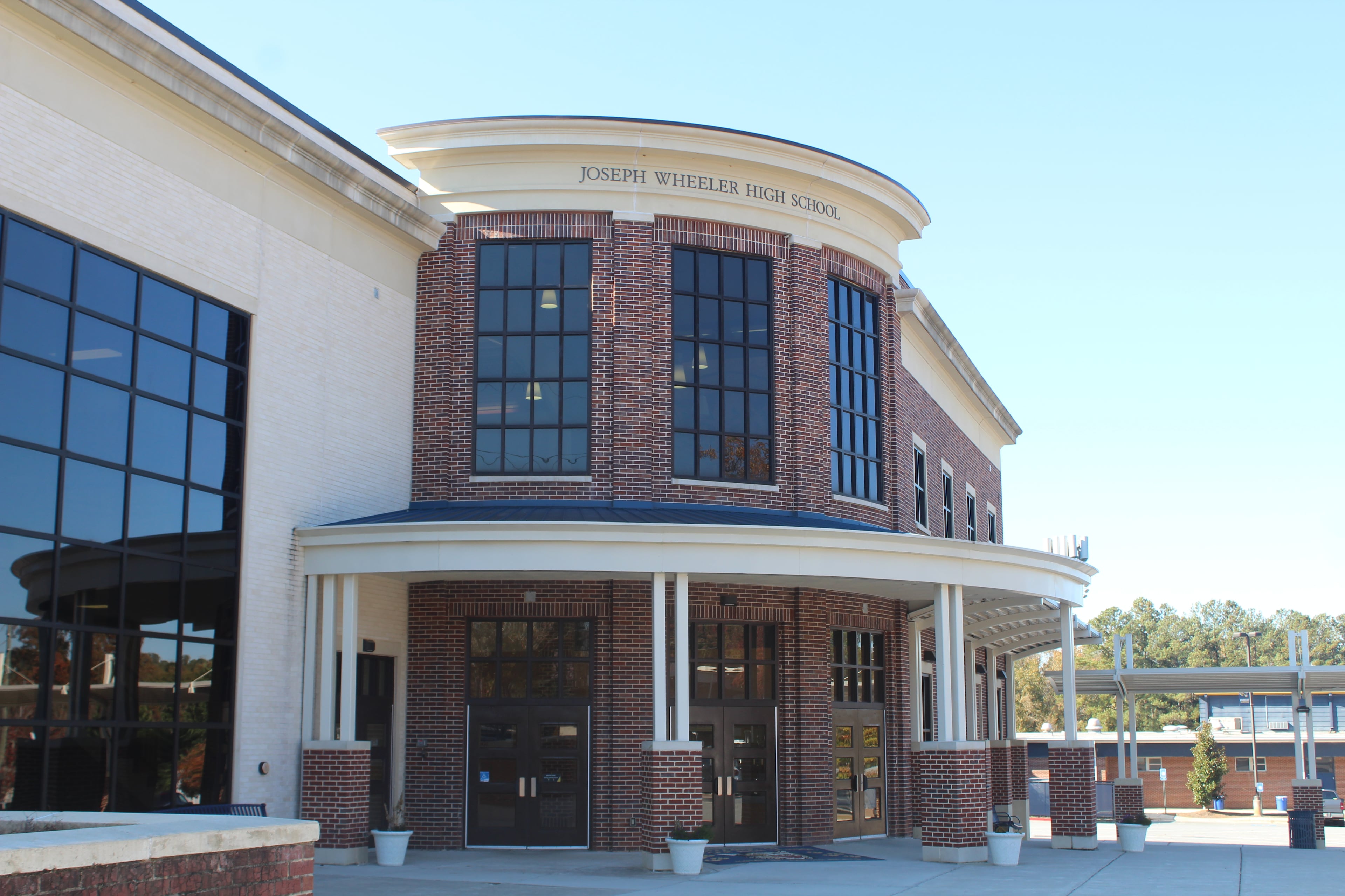 Wheeler High School is a minority majority school and has many students from immigrant backgrounds. Some in the community think President Trump shouldn't be allowed to speak at the school because they say his administration's policies don't respect the school's diversity and inclusiveness. (Courtesy of Cobb County School District)