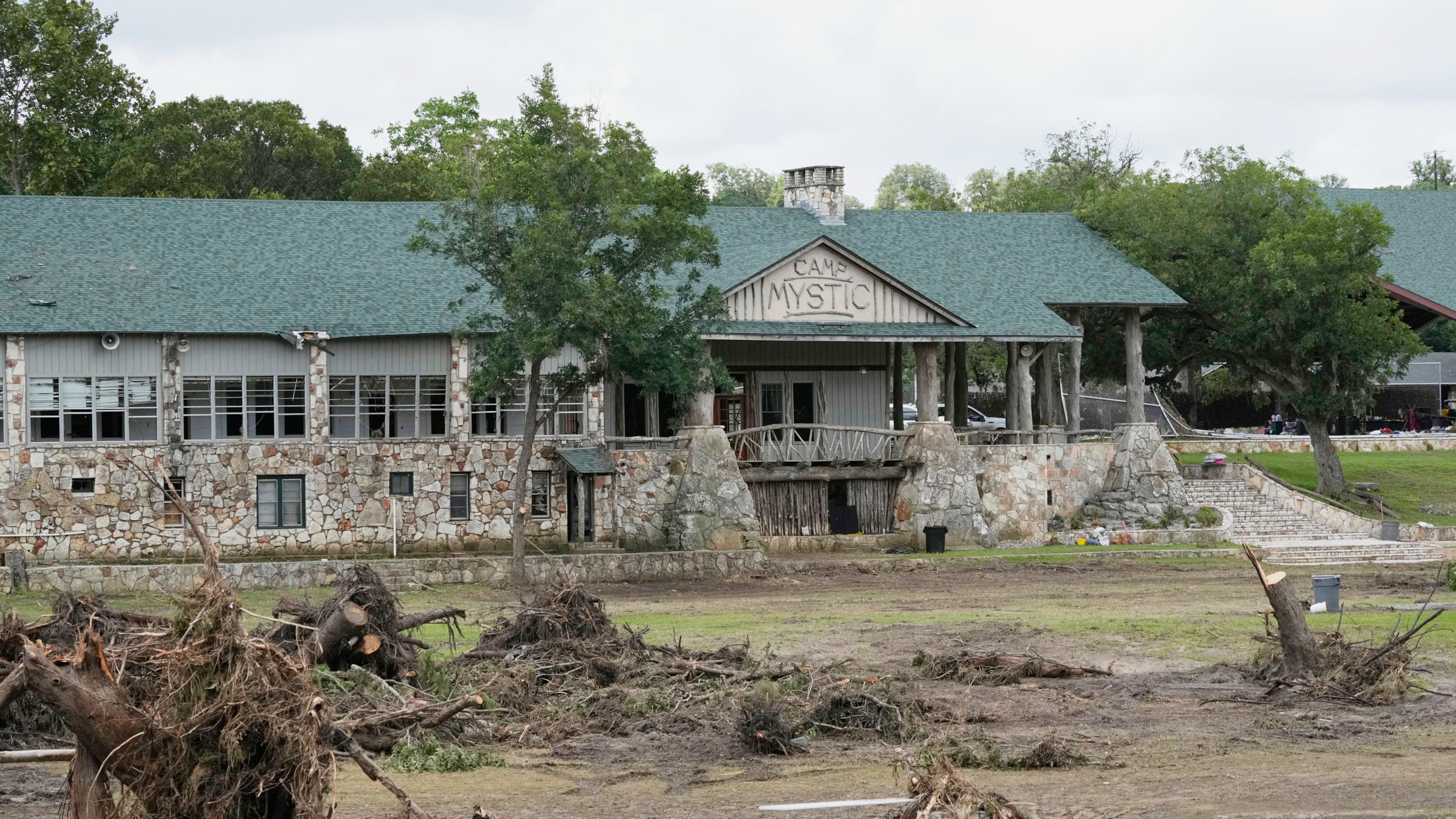 FILE - Camp Mystic in Hunt, Texas, on July 9, 2025. (AP Photo/Ashley Landis, File)