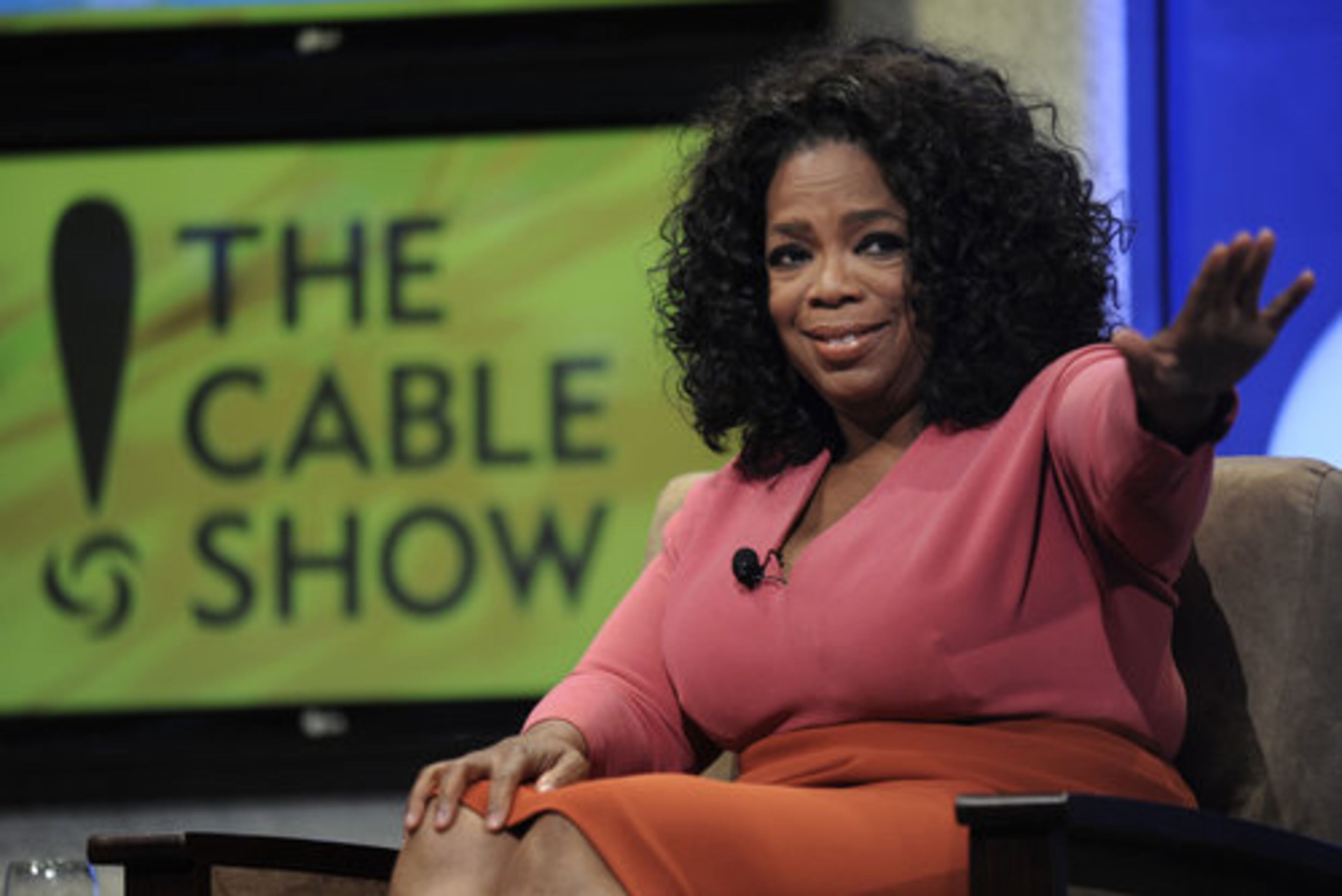 NO, I'M NOT REVIVING MY TALK SHOW (YET): Oprah Winfrey talks with Paula Zahn during the National Cable & Telecommunications Association's Cable Show 2011 at McCormick Place on Thursday, June 16, 2011, in Chicago. Oprah admits some bumps in the road with the launch of OWN, but says she's now 100% committed to growing the network.