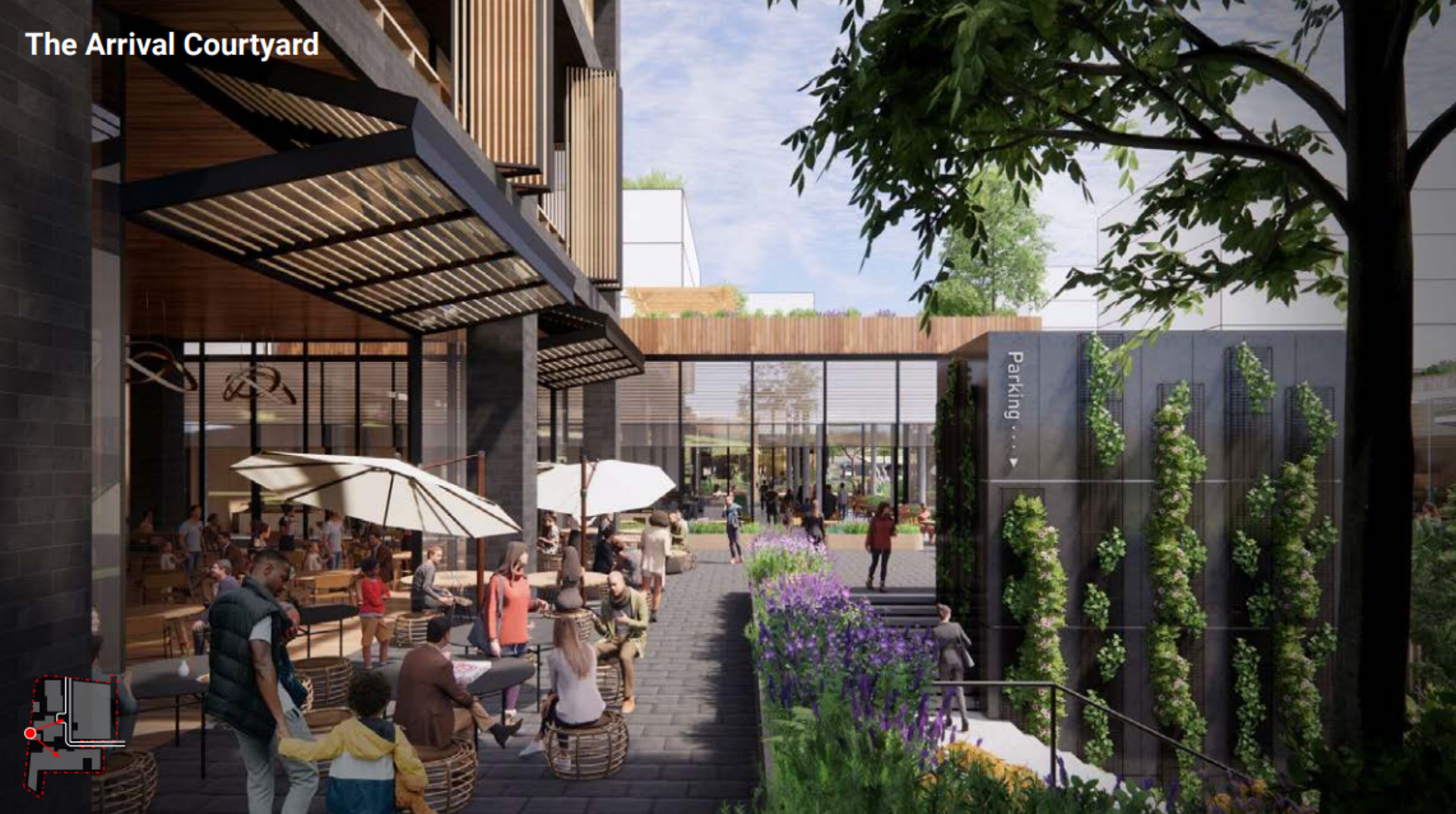 Portman Holdings' Amsterdam Walk redevelopment will include about 75,000 square feet of retail space.