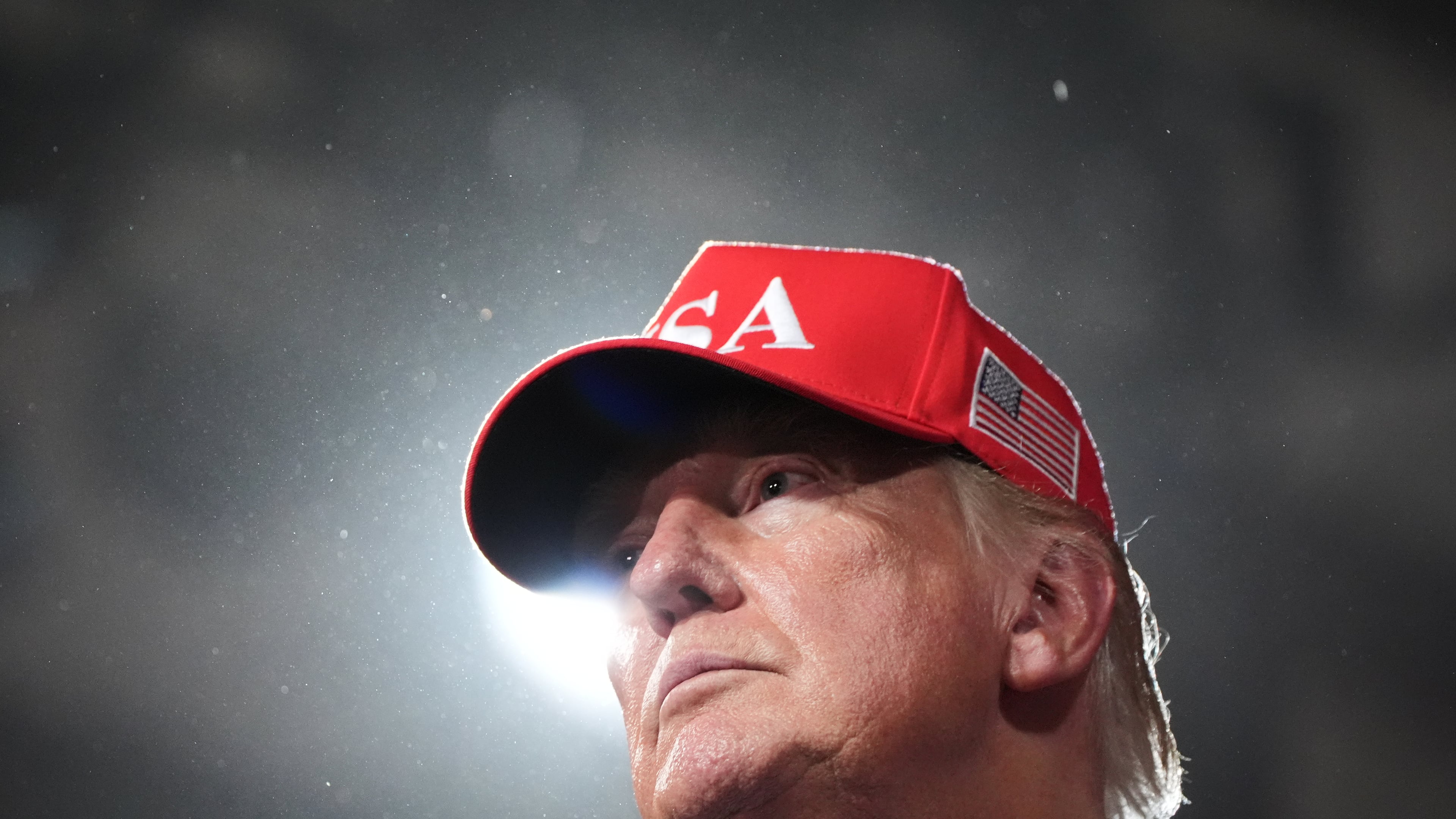 President Donald Trump speaks at a campaign rally at Majestic Valley Arena, Wednesday, Oct. 14, 2026, in Kalispell, Mont. (AP Photo/Alex Brandon)
