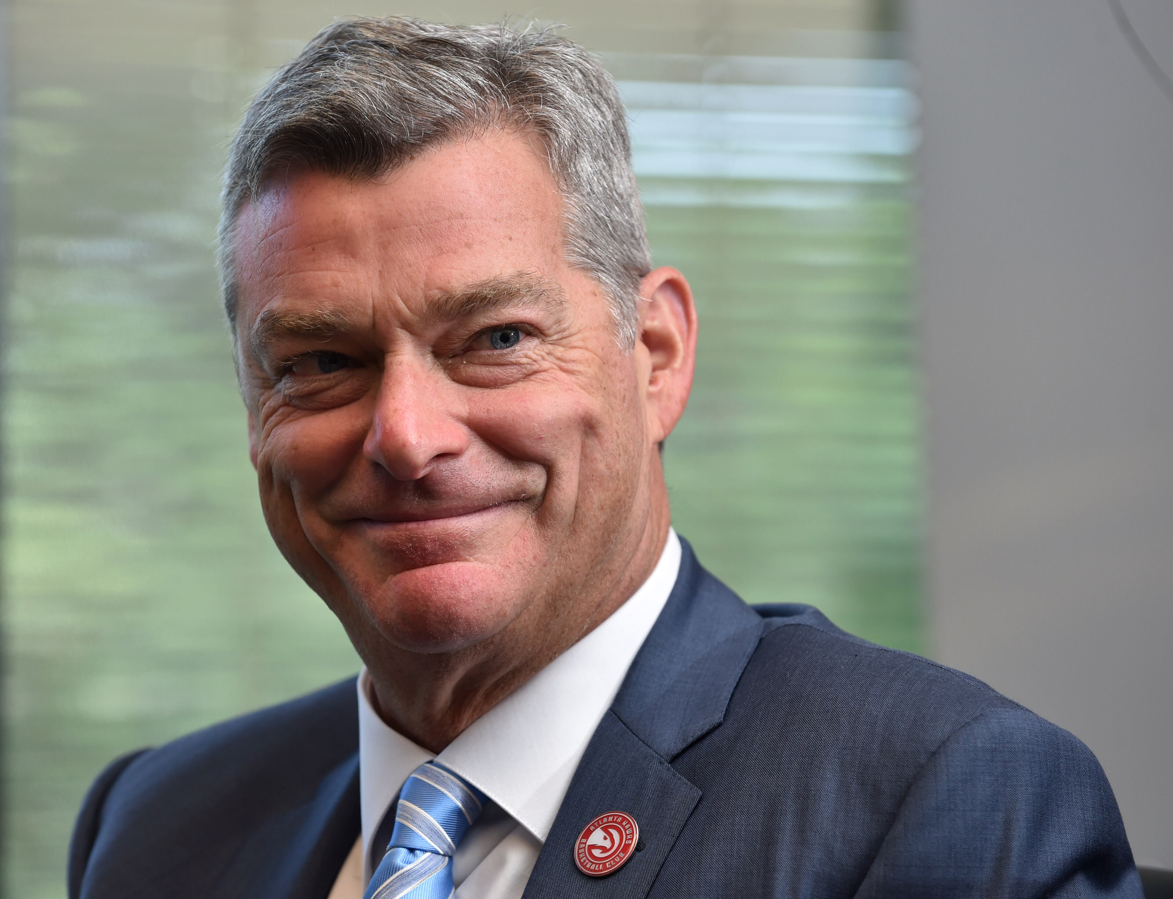 June 25, 2105 Atlanta: The Atlanta Hawks new principal owner Tony Ressler and partner Grant Hill met with Atlanta Journal Constitution editors, managers and reporters Thursday June 25, 2015. BRANT SANDERLIN/BSANDERLIN@AJC.COM