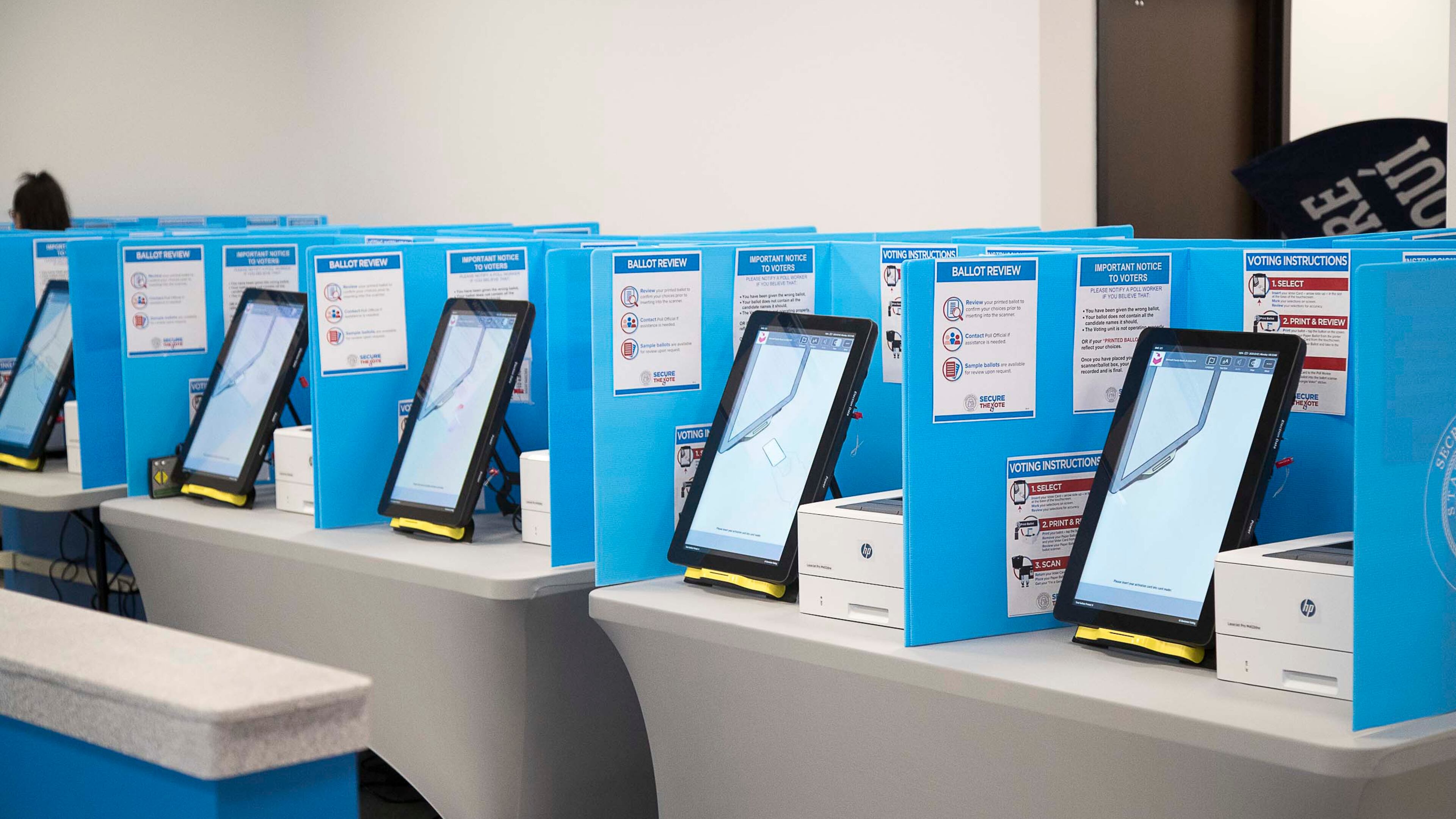 Pre-election testing of voting equipment last week in Douglas and Richmond counties found a second column of candidates in Georgia's special election for the U.S. Senate didn’t always appear on touchscreens because of a technical problem. Among the candidates who were listed in that column were Republican U.S. Sen. Kelly Loeffler, and Democrats Matt Lieberman, Ed Tarver and Raphael Warnock. (ALYSSA POINTER/ALYSSA.POINTER@AJC.COM)