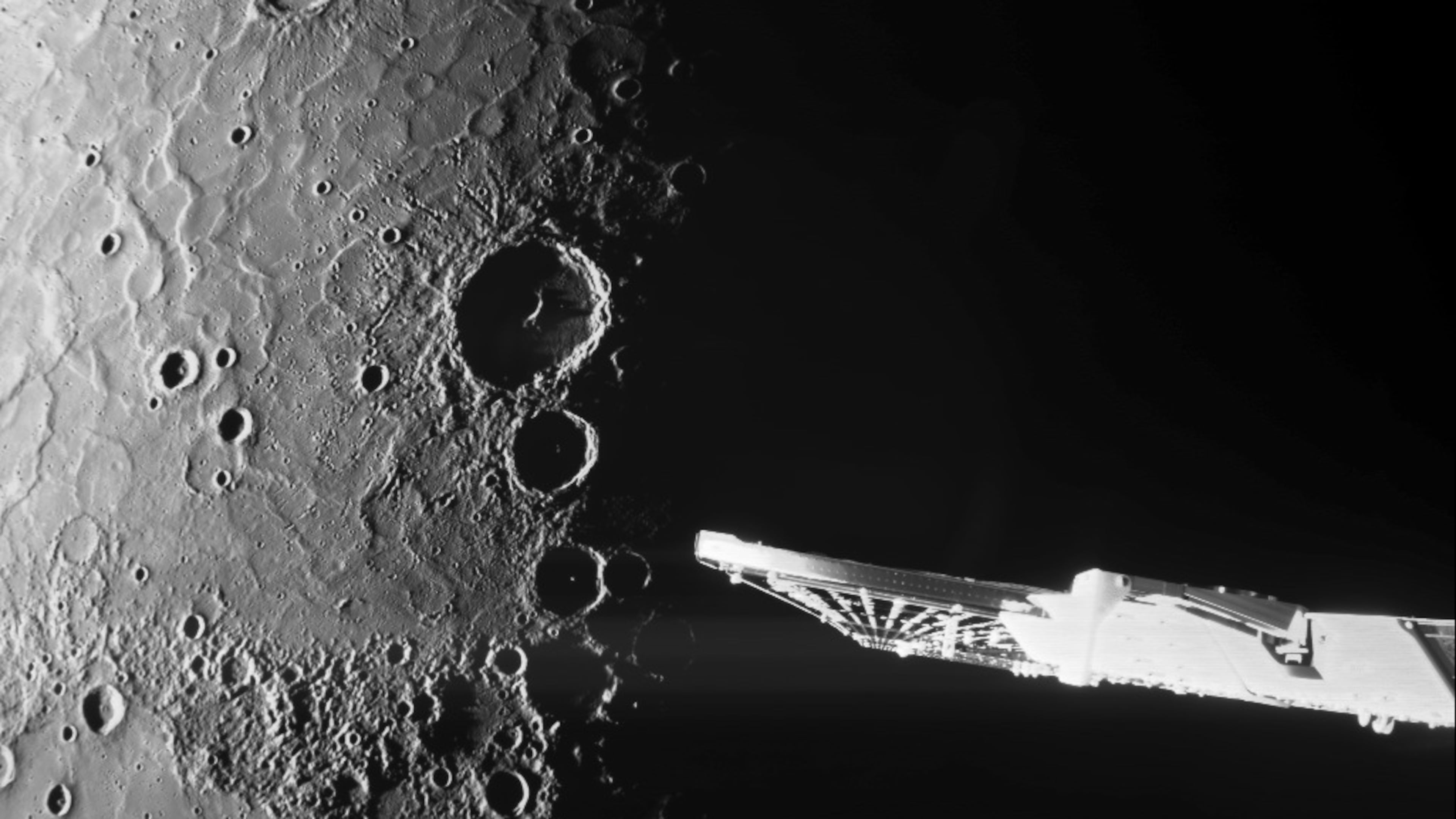 FILE - This undated image provided by the European Space Agency shows close-up photos of Mercury's north pole captured by the European-Japanese spacecraft BepiColombo. (ESA via AP, File)