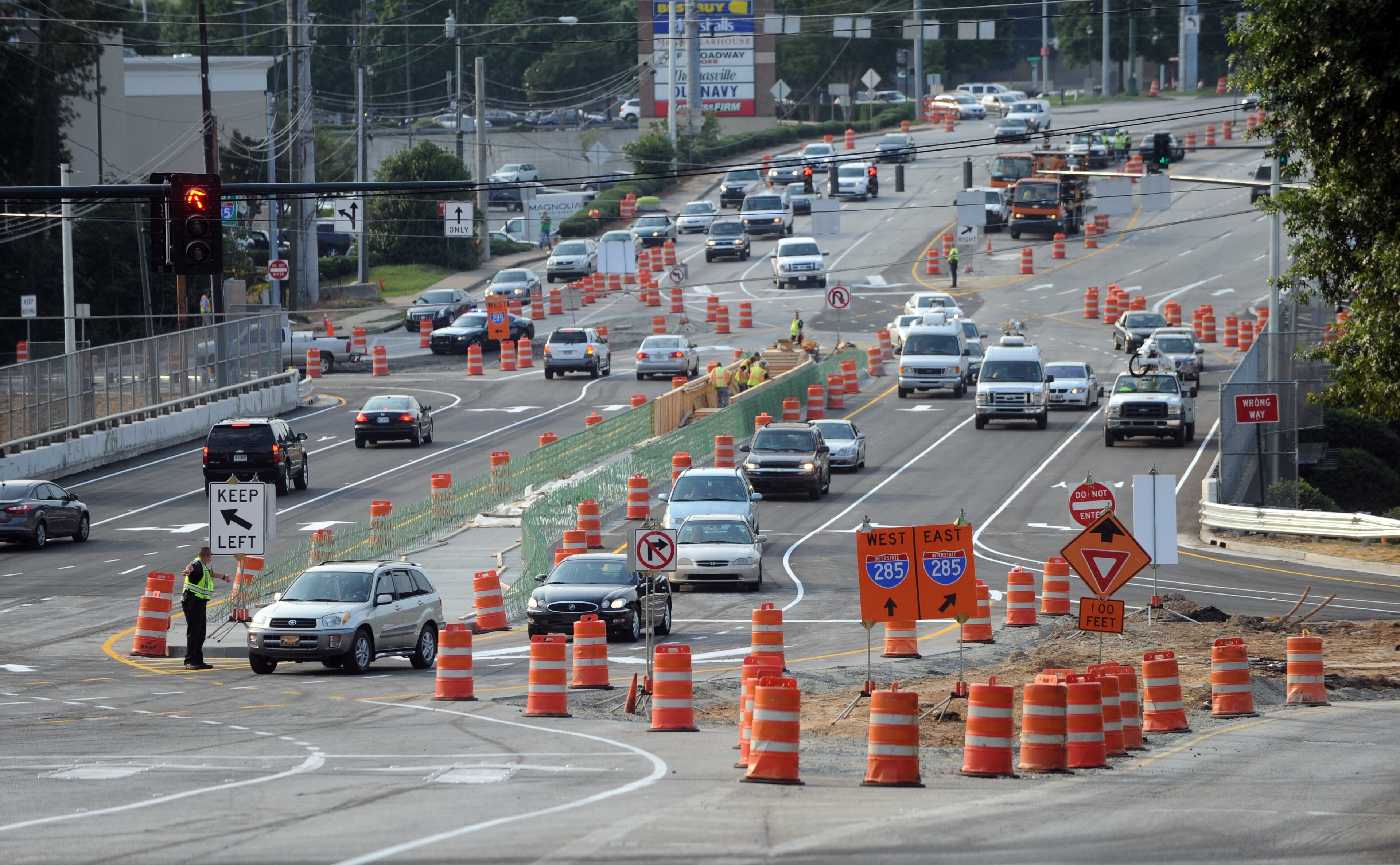 The new commute: The average number of stops during the morning commute between Lake Hearn Drive and Ravinia decreased from 1.59 in April 2012 to 1.45 in April 2013. That's a 9 percent drop.