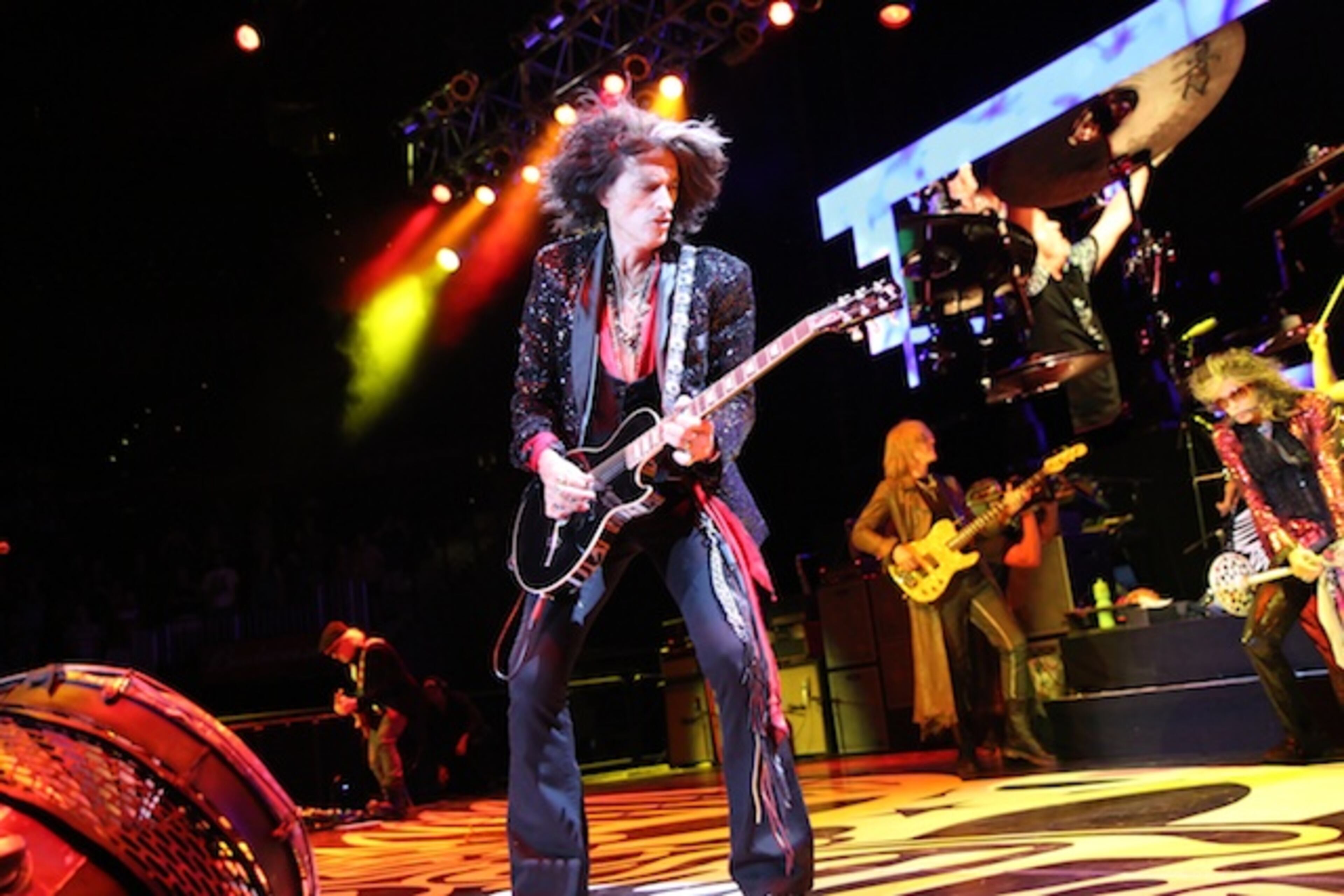 Here are some more photos of Aerosmith at Philips Arena.
