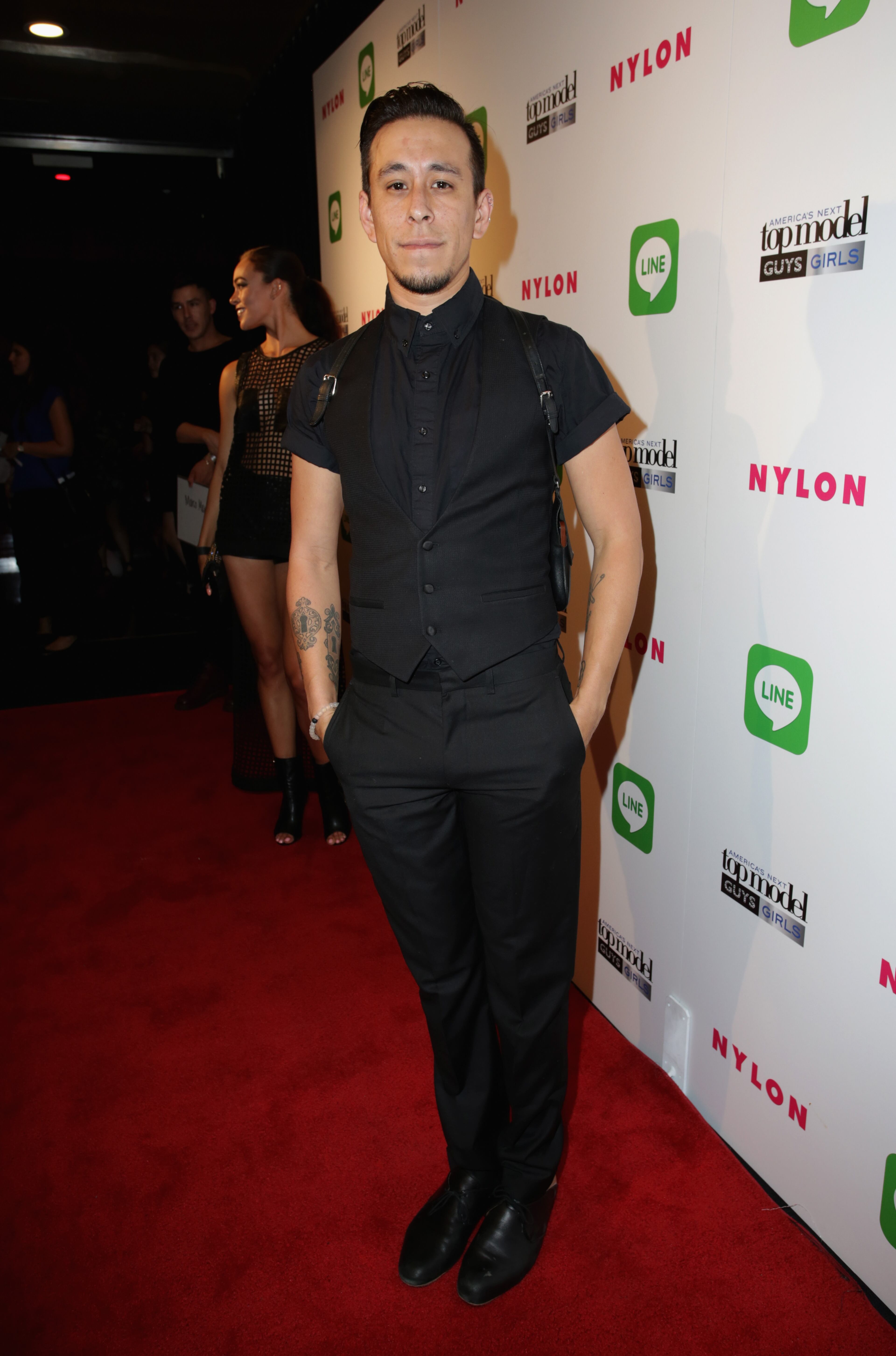 LOS ANGELES, CA - AUGUST 20: Fashion designer Marco Marco attends America's Next Top Model Cycle 21 premiere party presented by NYLON and LINE at SupperClub Los Angeles on August 20, 2014 in Los Angeles, California. (Photo by Rachel Murray/Getty Images for NYLON)