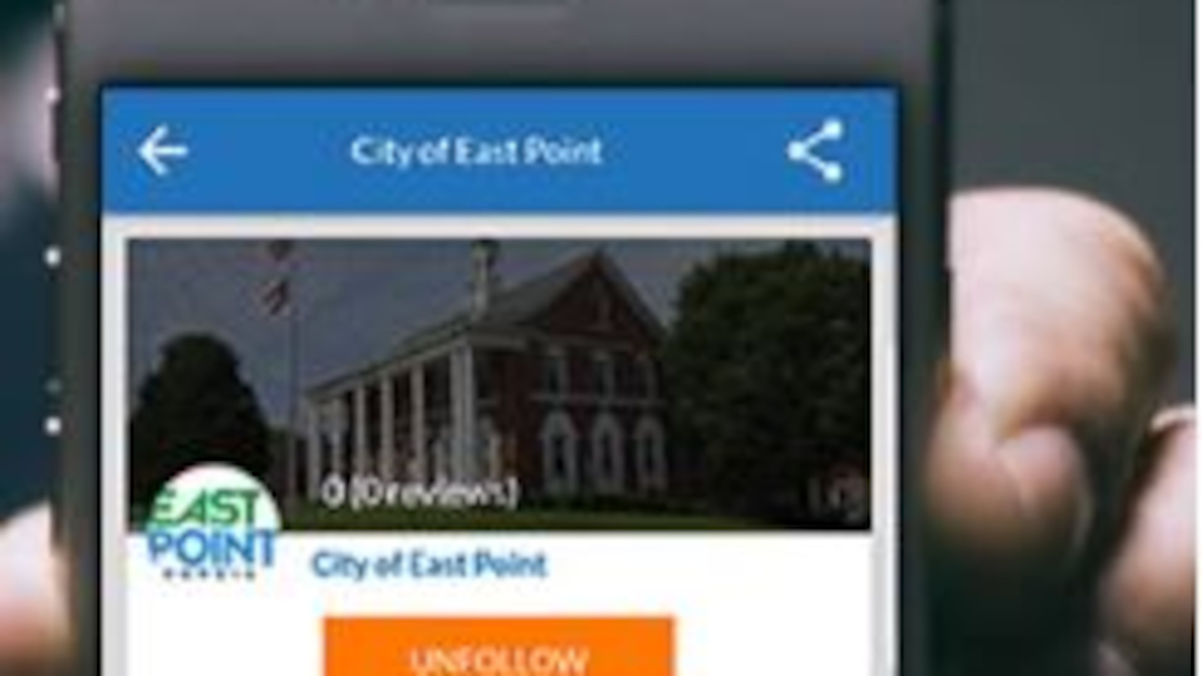 The city of East Point has been added to the SOFU app for South Fulton communities. CONTRIBUTED