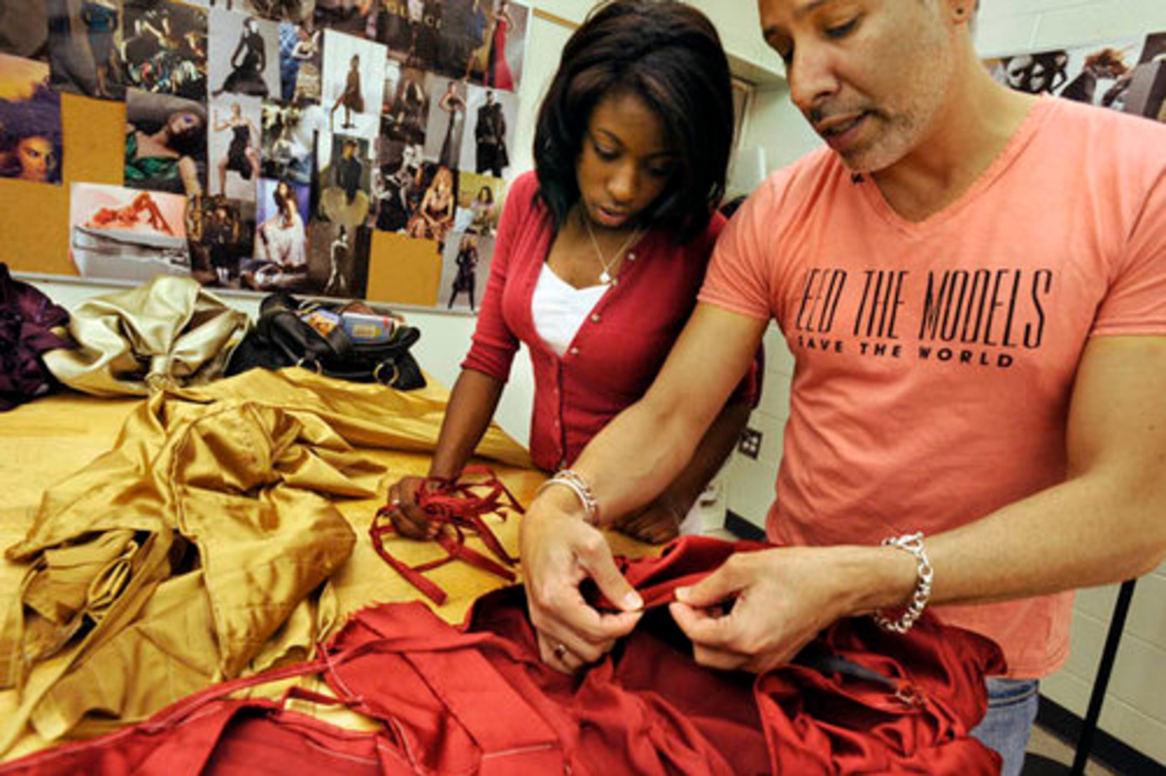 A big revelation: "When I was developing my fashion design program, UrbanCouture, I realized that I should dress the part, so I said goodbye to sneakers and hello to Gucci loafers!"