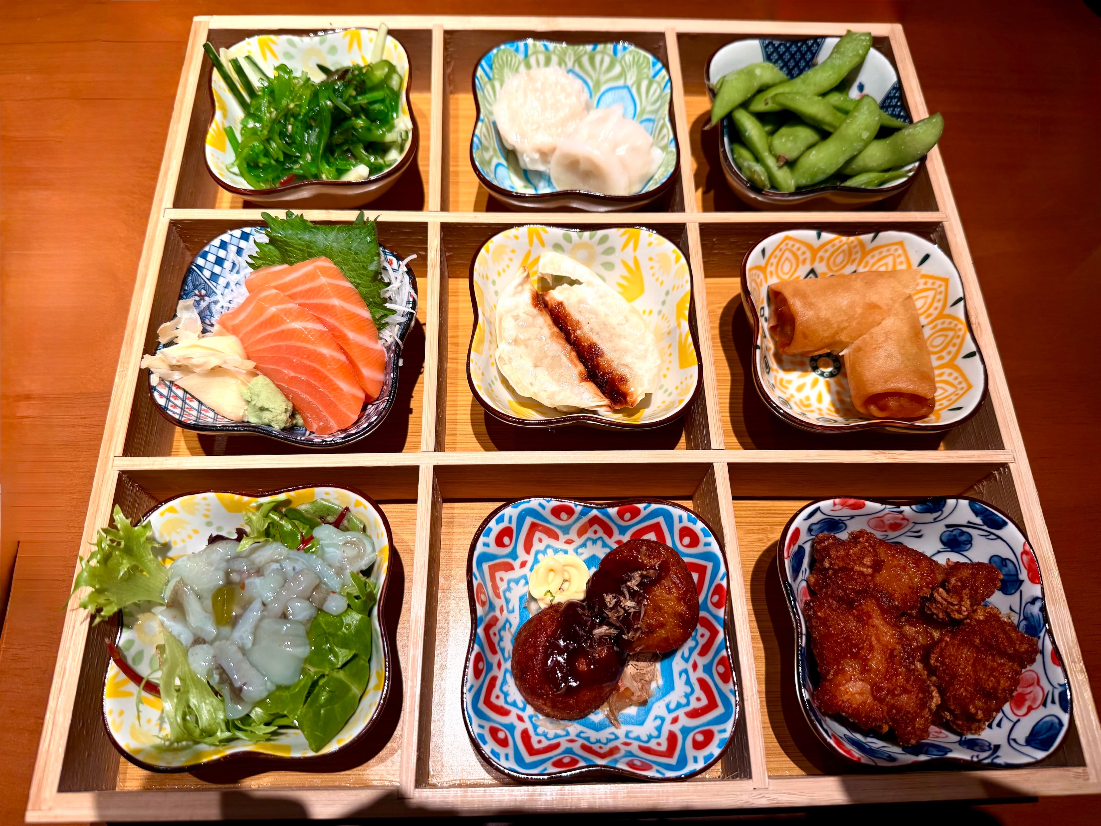 The Signature Sampler at Bobo Izakaya is a culinary pleasure. (Angela Hansberger for the AJC)