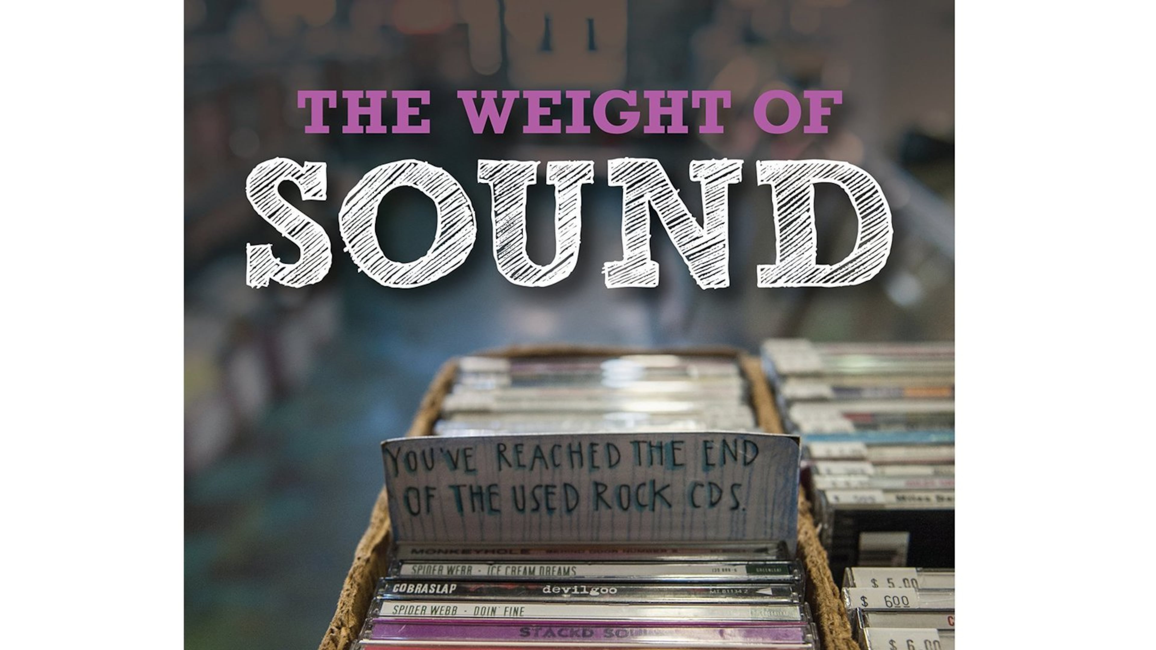 “The Weight of Sound” by Peter McDade
