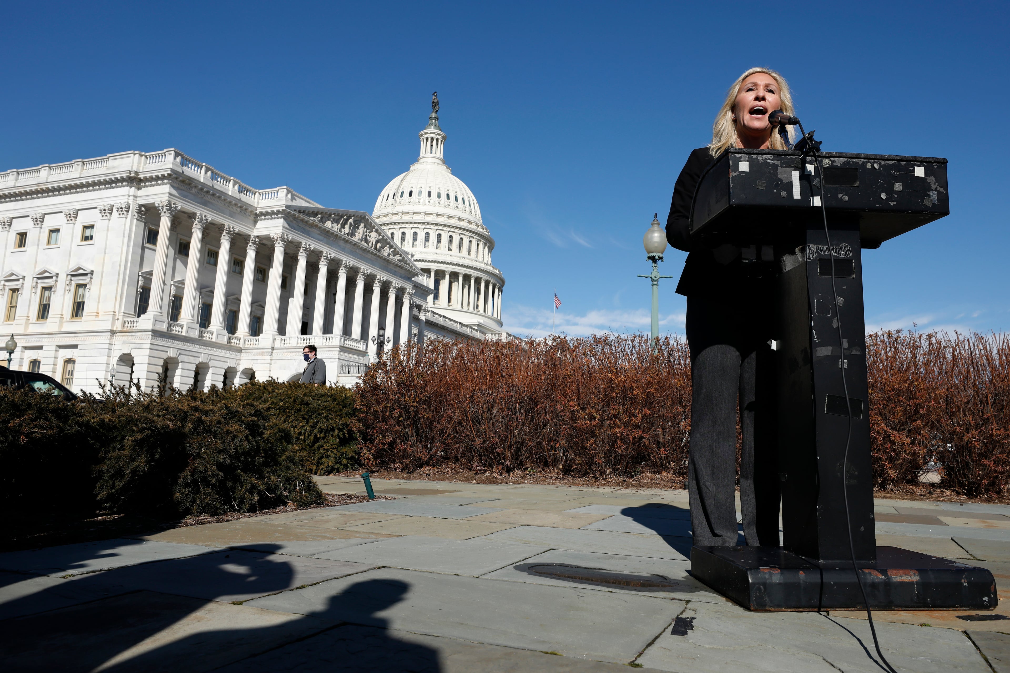 U.S. Rep. Marjorie Taylor Greene's new book, “MTG,” publishes in November. (Yuri Gripas/AbacaPress.com/TNS)