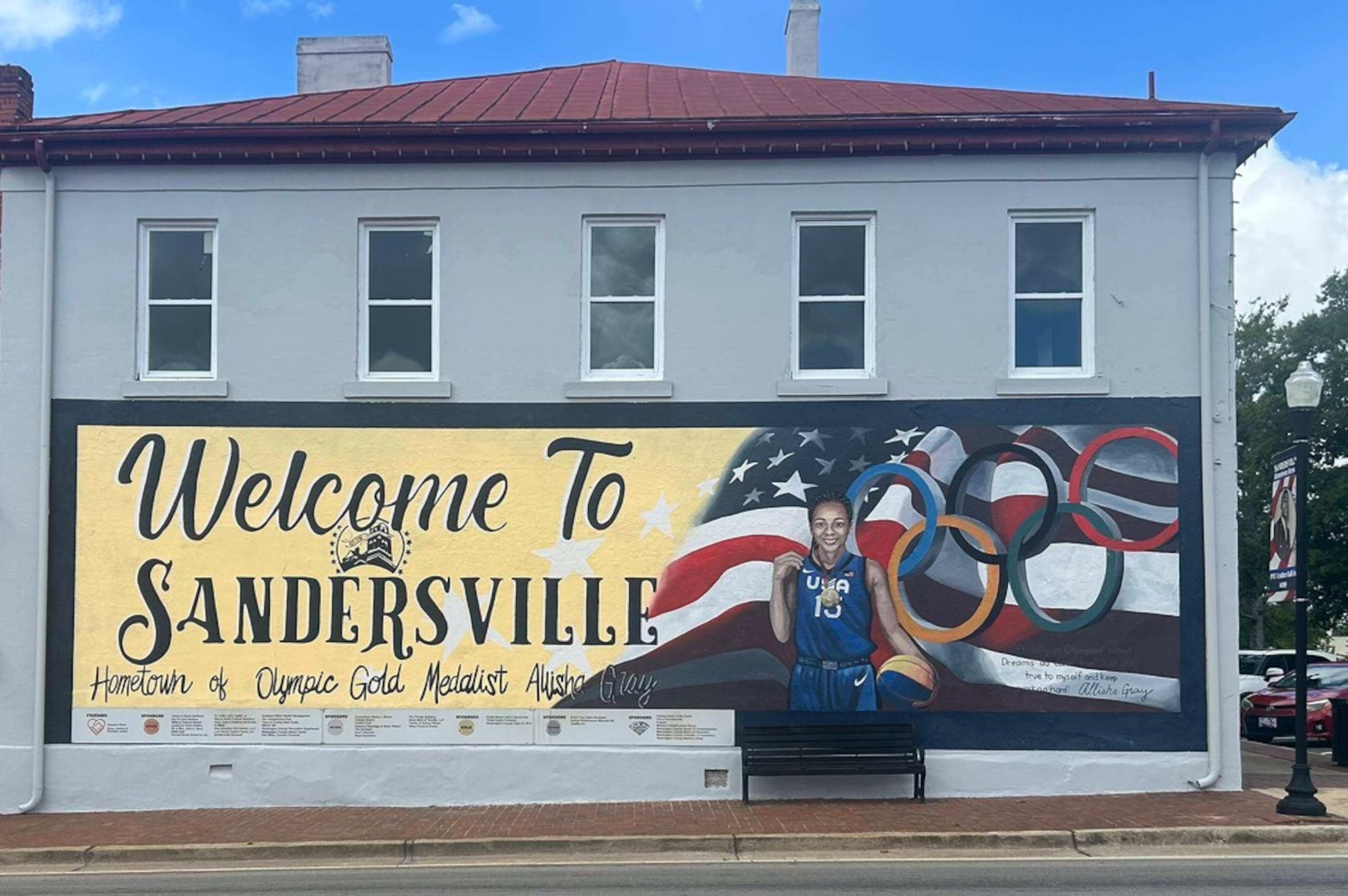 Gray mural in Sandersville