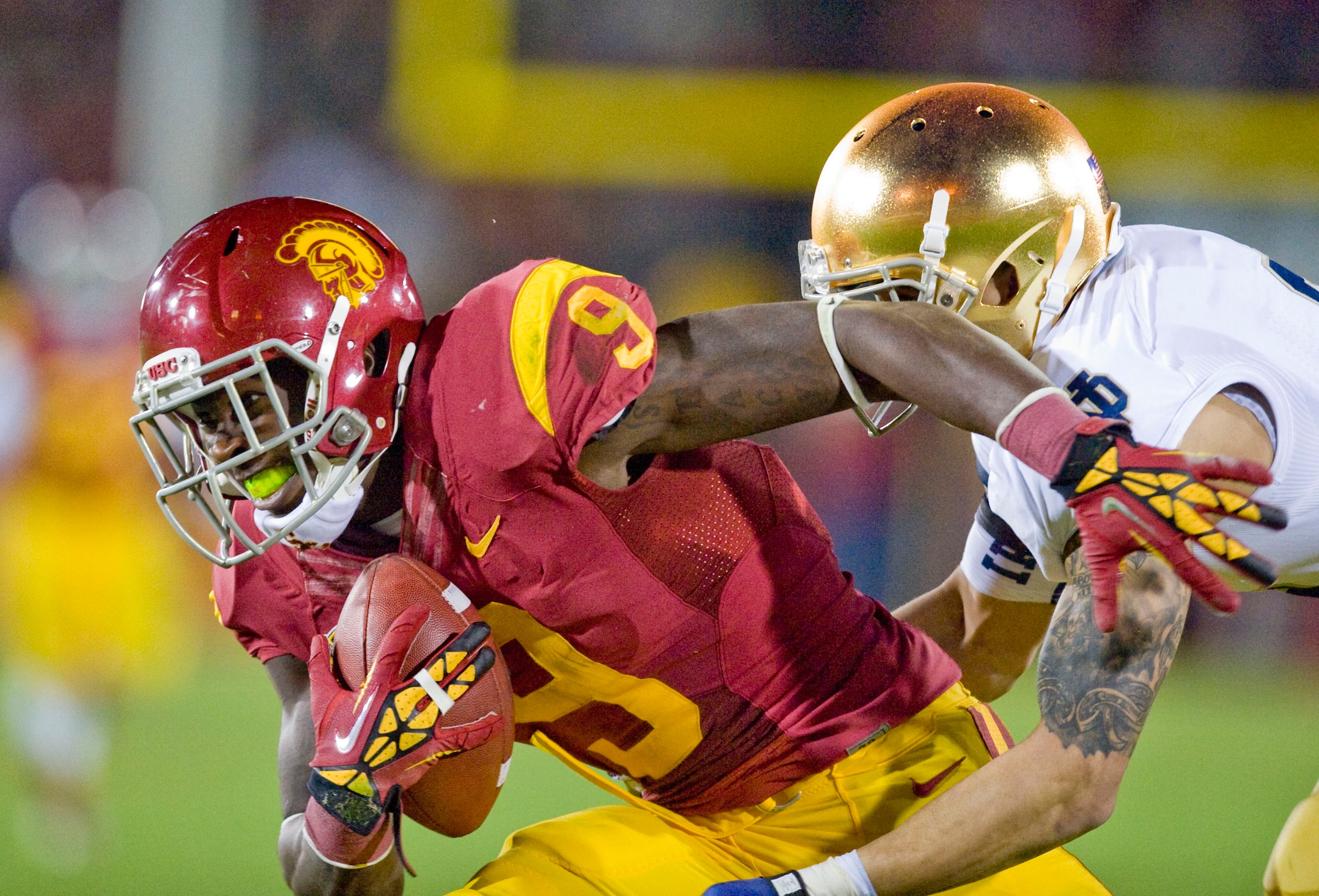 Southern California receiver Marqise Lee finished fourth behind Manziel, Notre Dame's Manti T'eo and Kansas State's Collin Klein this season and could be poised for a bigger season in 2013.