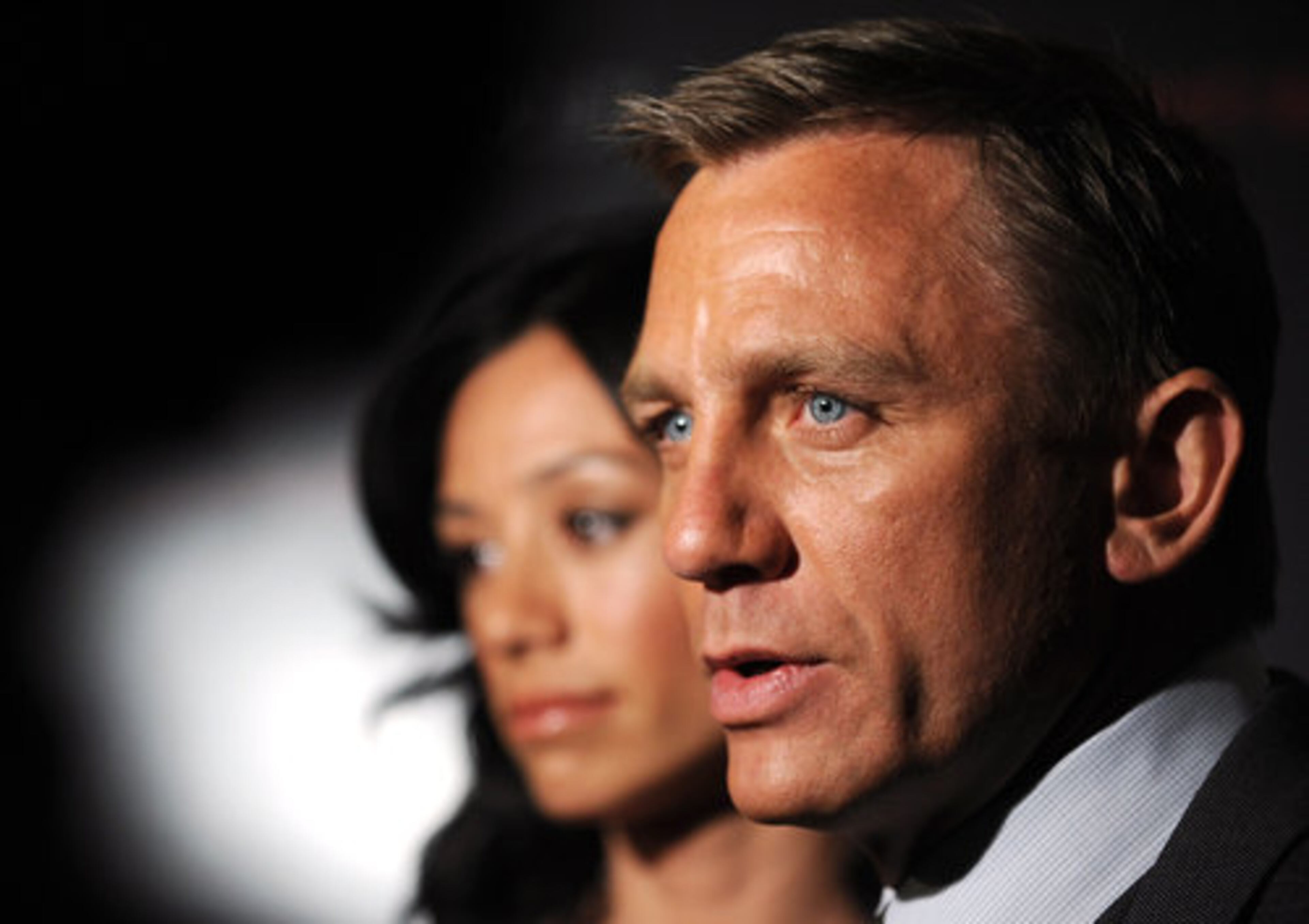 Daniel Craig and girlfriend Satsuki Mitchell.