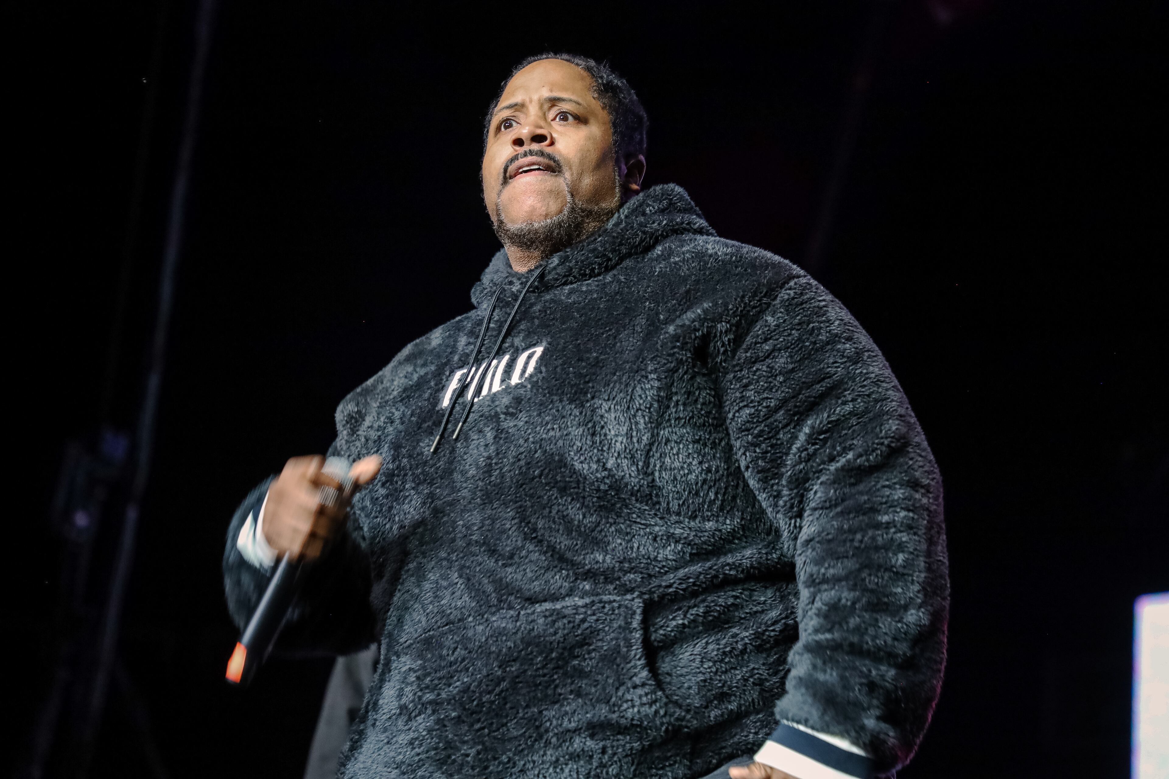 Bone Crusher performs Friday, Dec. 15, 2023 at State Farm Arena for V103’s Winterfest. (Kymani Culmer for The Atlanta Journal-Constitution)