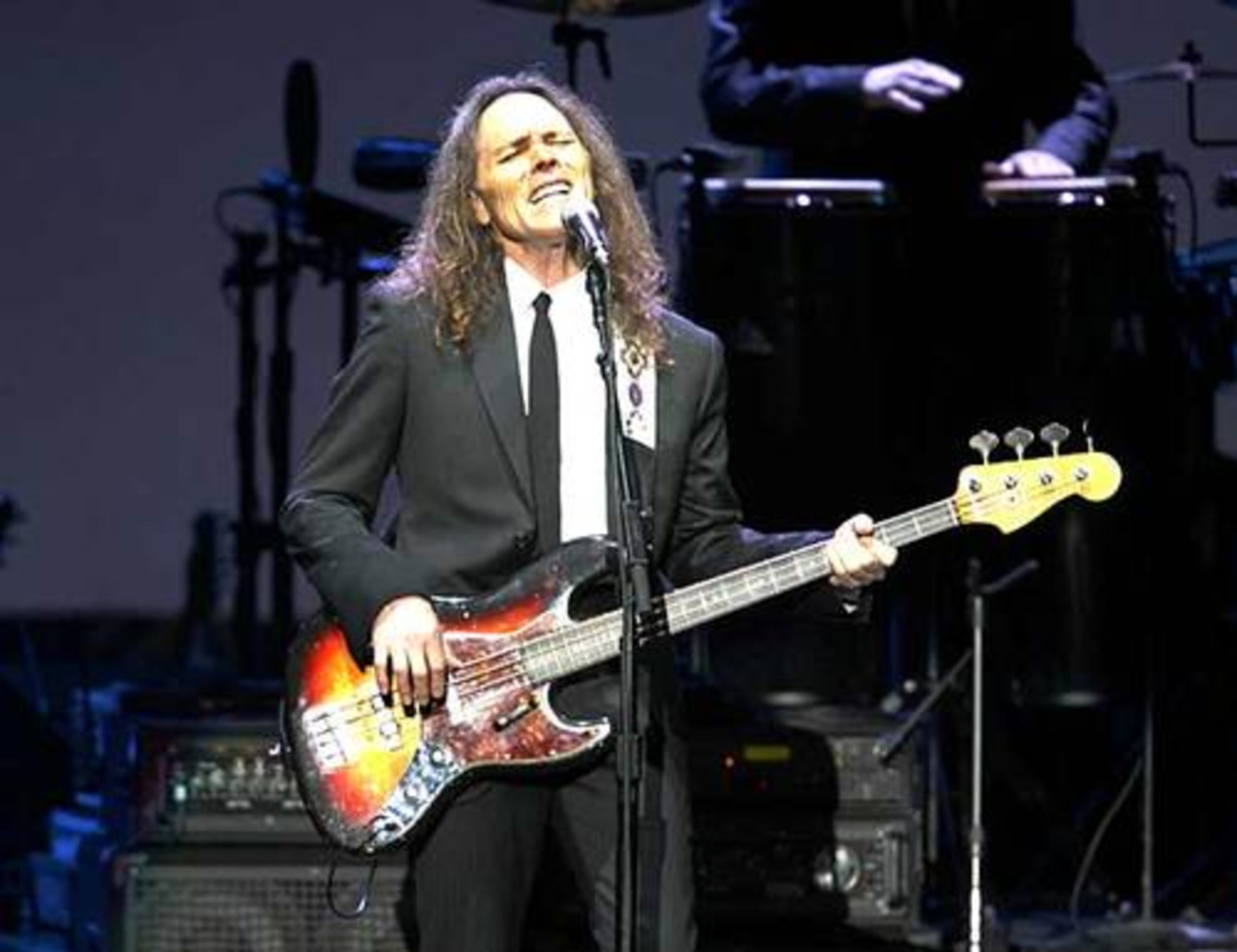 Bassist Timothy B. Schmit on vocals in "I Don't Want to Hear." Schmit replaced Randy Meisner in the band in 1978.