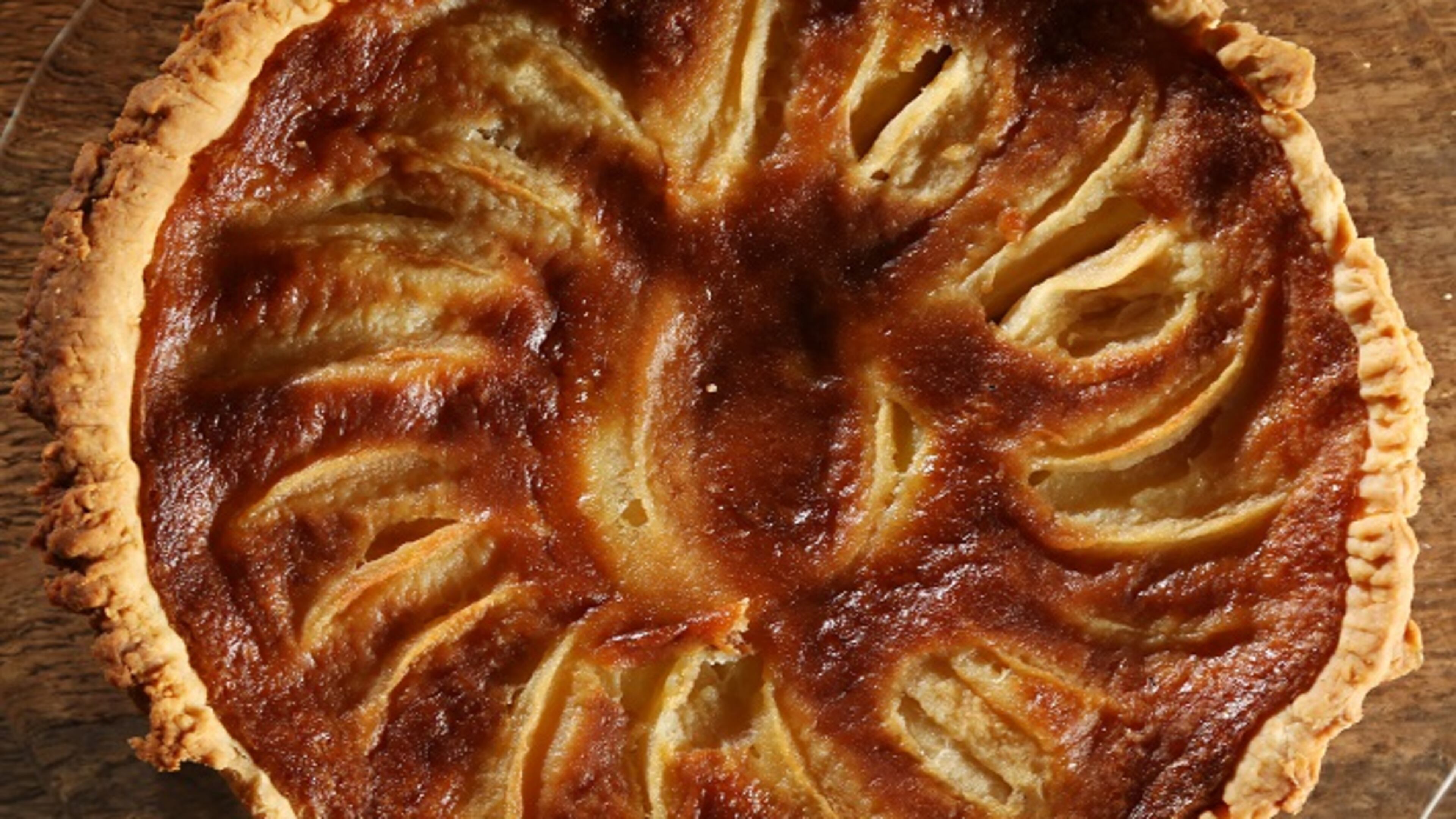 Apple Custard Pie photographed on Wednesday, Oct. 4, 2017, in St. Louis.(Chris Lee/St. Louis Post-Dispatch/TNS)